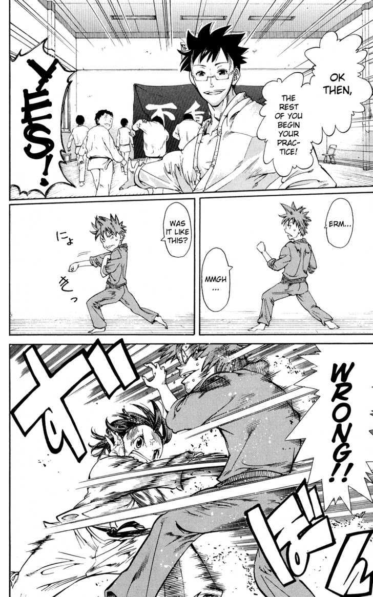 Hanzasky Chapter 10 page 6 - Chapter 10 : Fujiki's Lesson: Chudan Gyaku-Zuki!