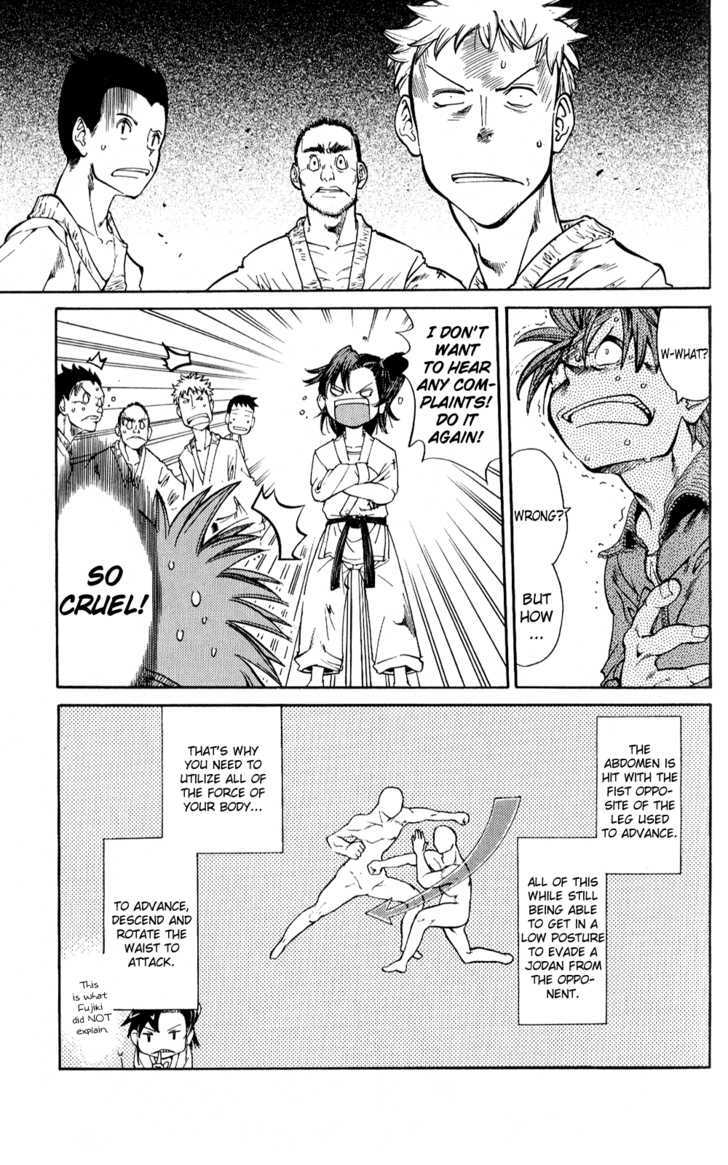 Hanzasky Chapter 10 page 7 - Chapter 10 : Fujiki's Lesson: Chudan Gyaku-Zuki!