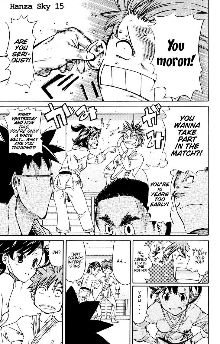 Hanzasky Chapter 15 page 1 - Chapter 15 : Hanza Ryuunosuke, First Battle