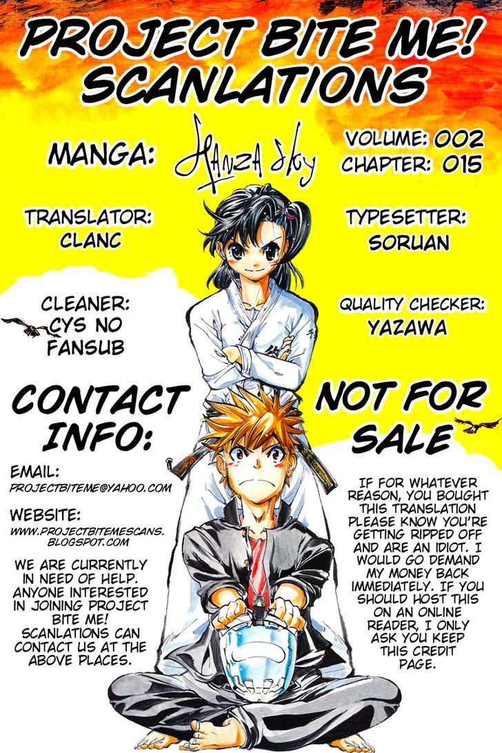 Hanzasky Chapter 15 page 19 - Chapter 15 : Hanza Ryuunosuke, First Battle