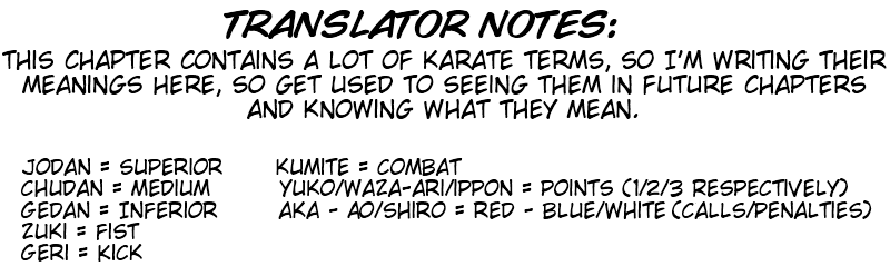 Hanzasky Chapter 4.2 page 1 - Chapter 4 v2 : I'll Become Stronger. The Bloody Karate Club
