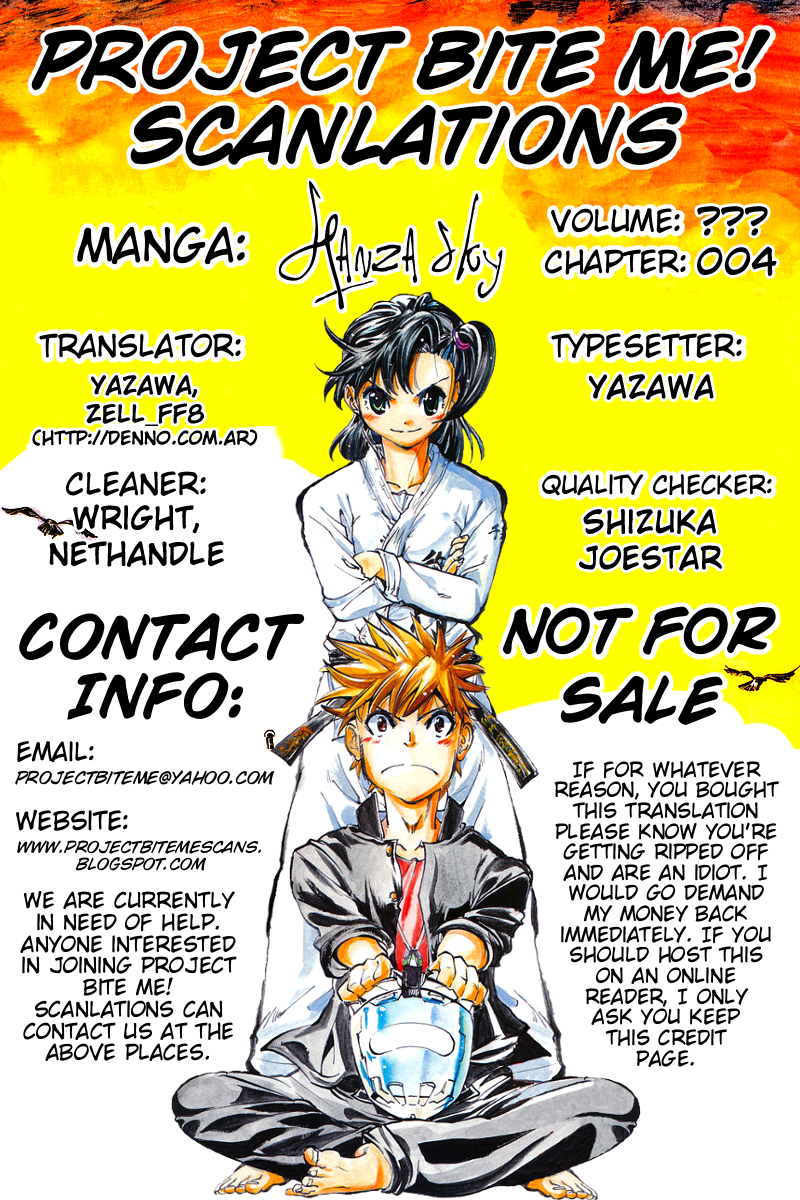 Hanzasky Chapter 4.2 page 22 - Chapter 4 v2 : I'll Become Stronger. The Bloody Karate Club