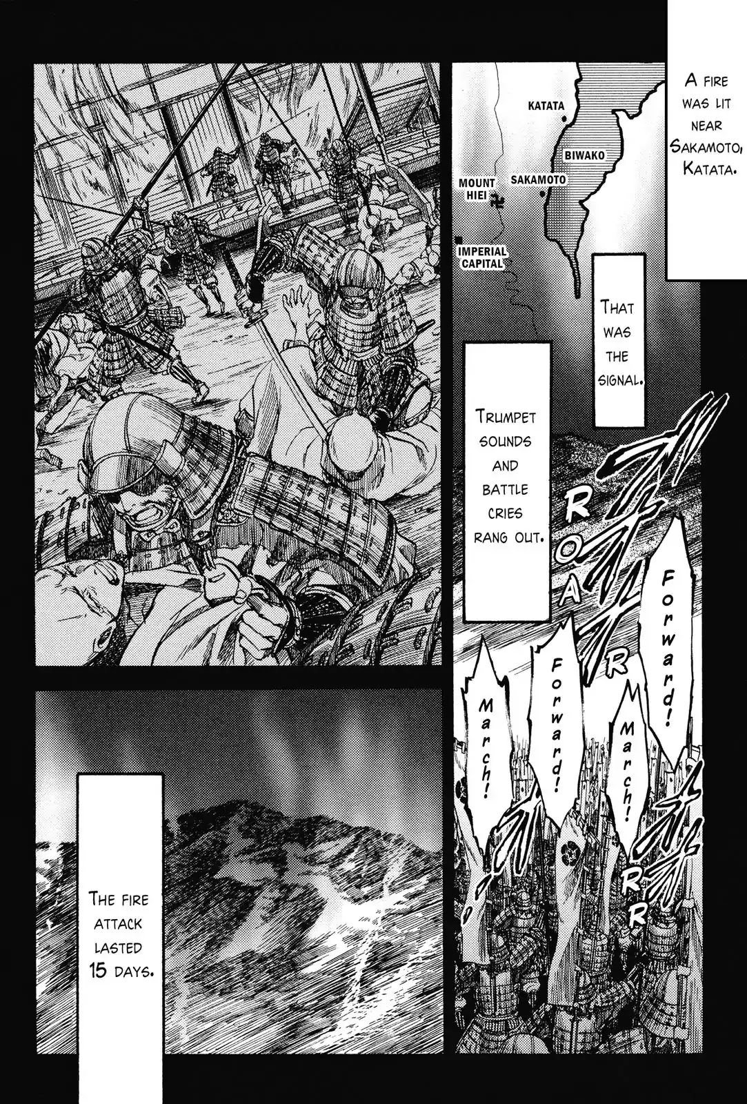 Haou no Tsuki - Akechi Mitsuhide Shougai Chapter 3 page 30 - Chapter 3: The Fire Attack on Mount Hiei