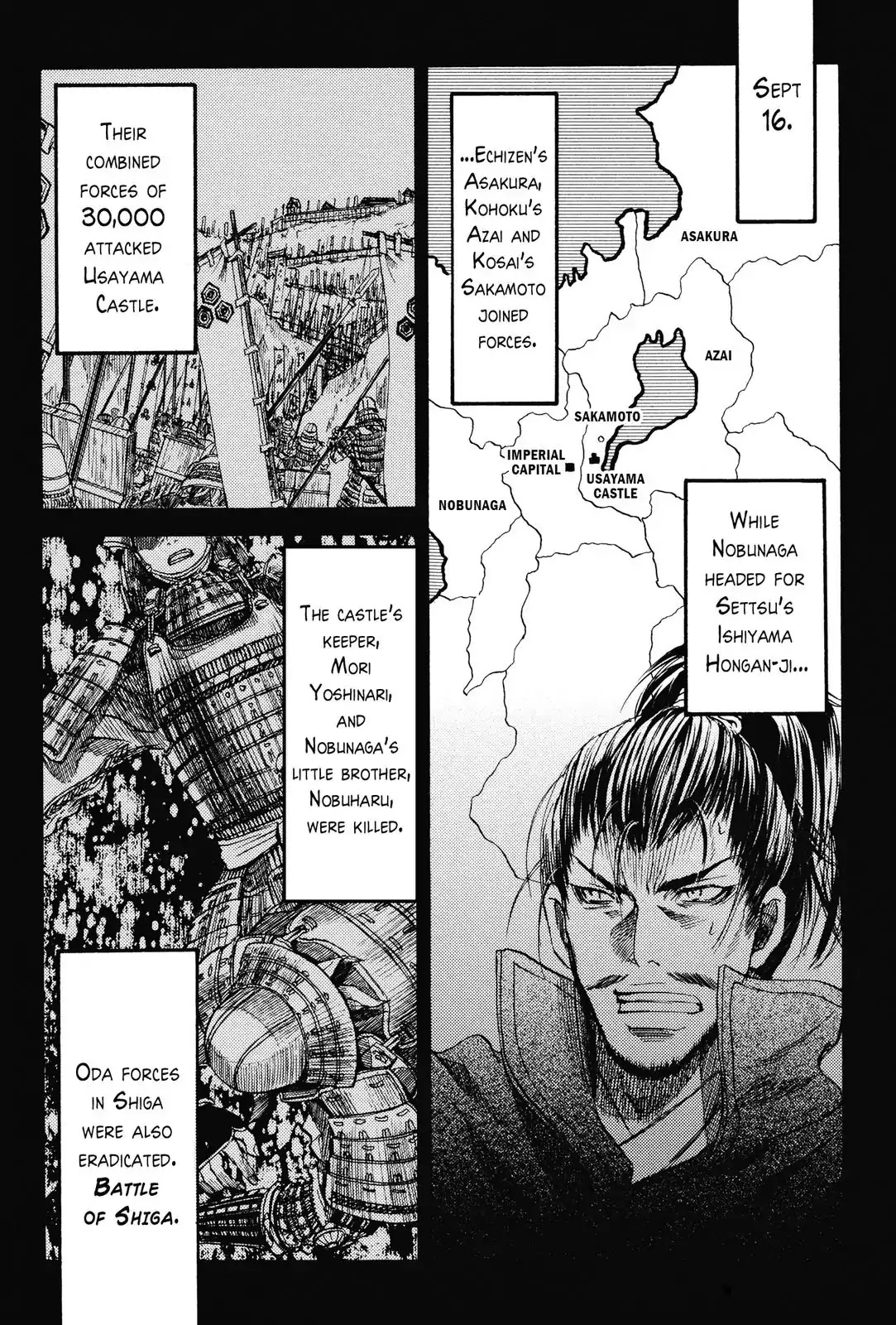 Haou no Tsuki - Akechi Mitsuhide Shougai Chapter 3 page 9 - Chapter 3: The Fire Attack on Mount Hiei
