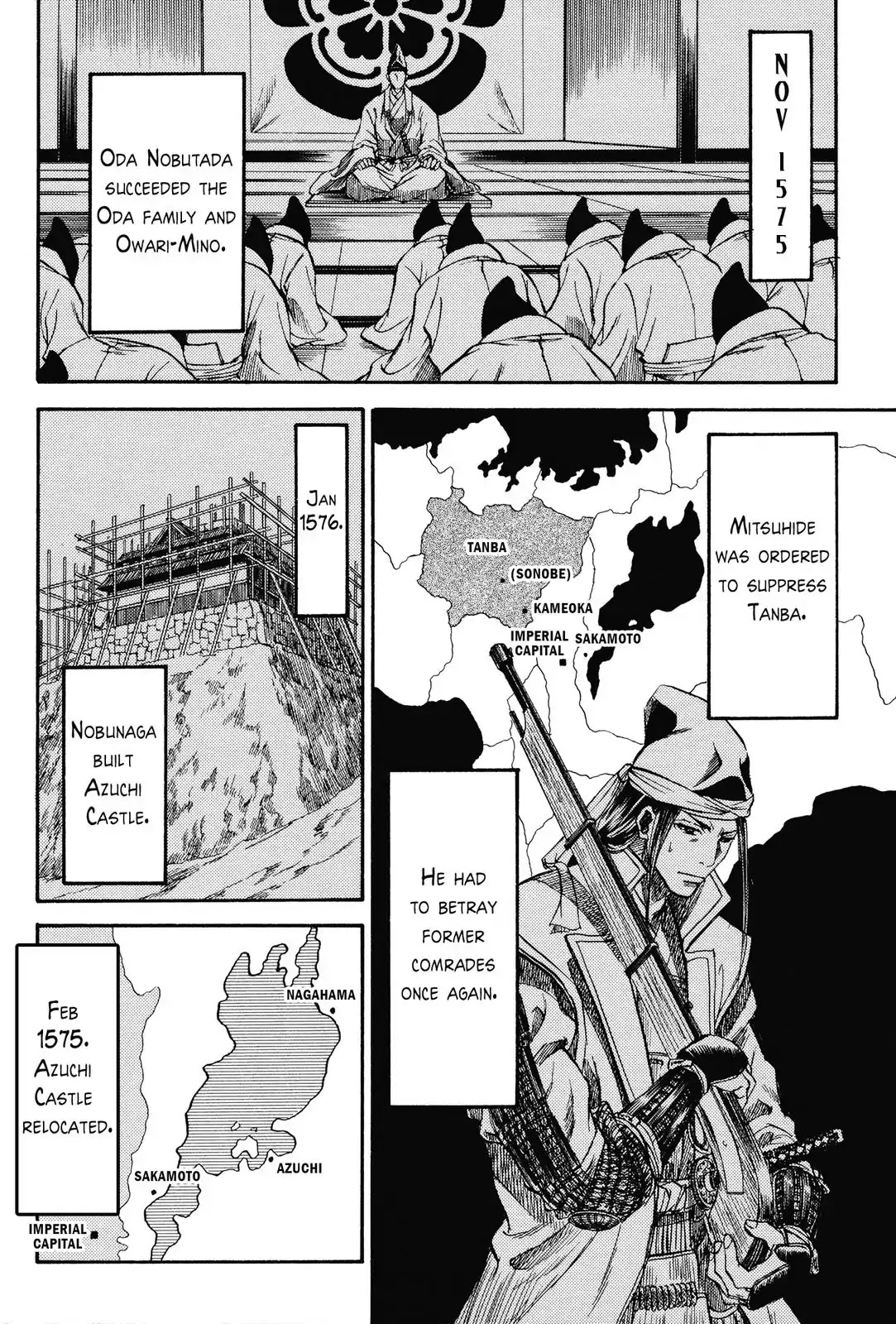 Haou no Tsuki - Akechi Mitsuhide Shougai Chapter 4 page 16 - Chapter 4: The Ishiyama Hongan-ji War