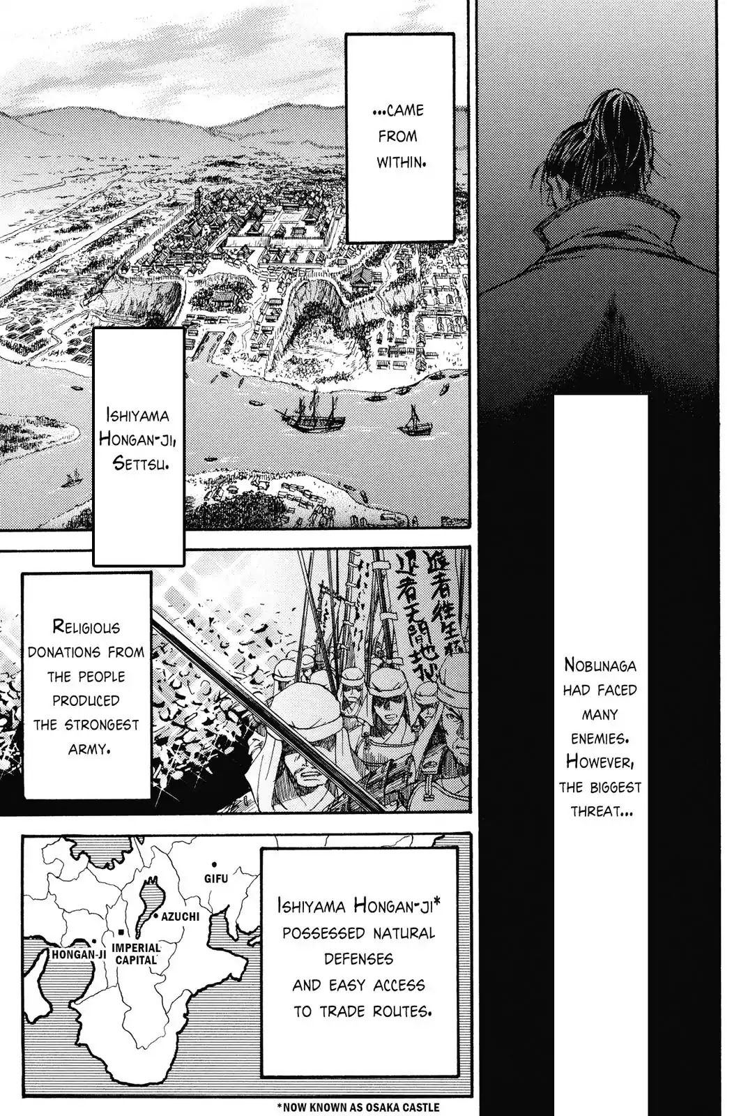 Haou no Tsuki - Akechi Mitsuhide Shougai Chapter 4 page 17 - Chapter 4: The Ishiyama Hongan-ji War