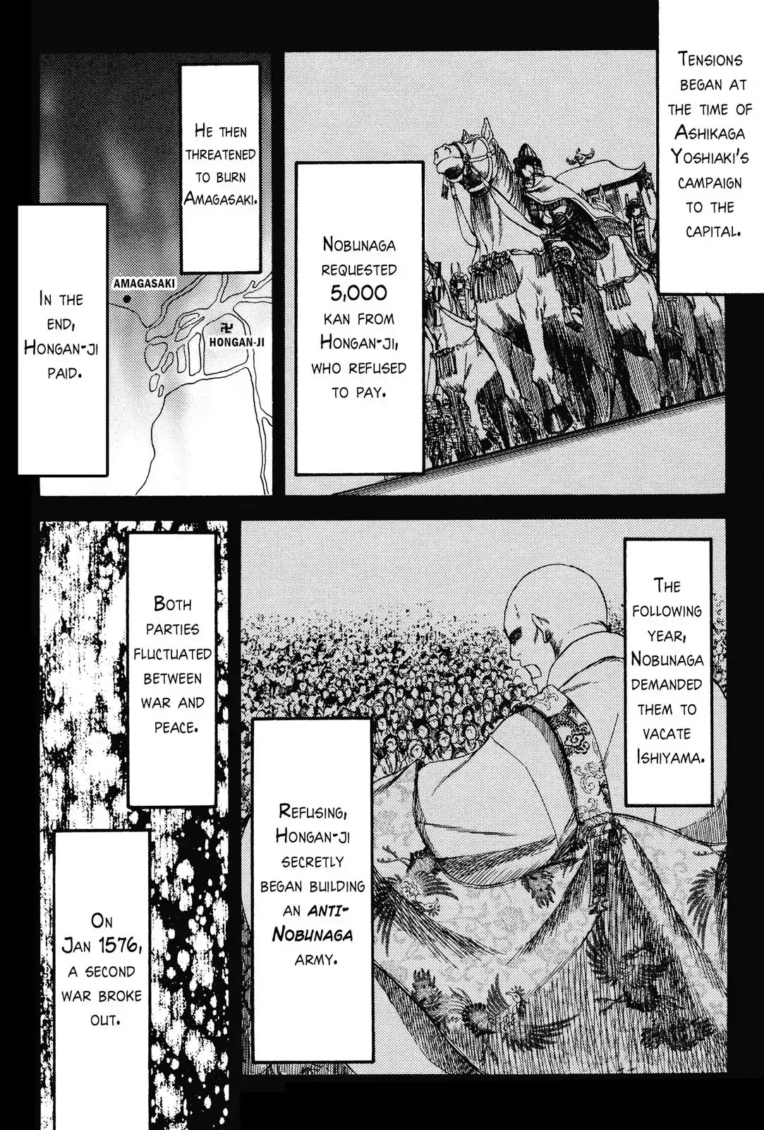 Haou no Tsuki - Akechi Mitsuhide Shougai Chapter 4 page 18 - Chapter 4: The Ishiyama Hongan-ji War