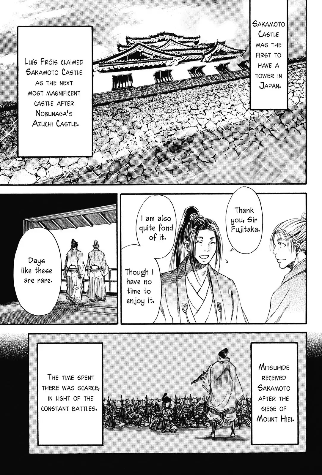 Haou no Tsuki - Akechi Mitsuhide Shougai Chapter 4 page 3 - Chapter 4: The Ishiyama Hongan-ji War