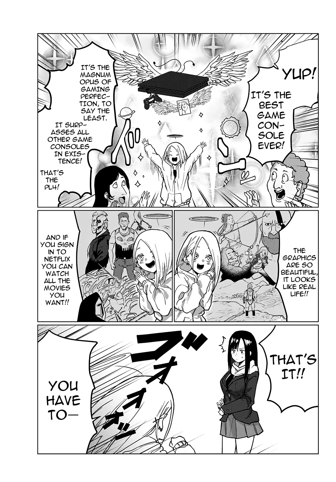 Hapiel Chapter 2 page 8 - Chapter 2: I'm Gonna Kill That Asshole Who Won't Buy Me A Game Console.
