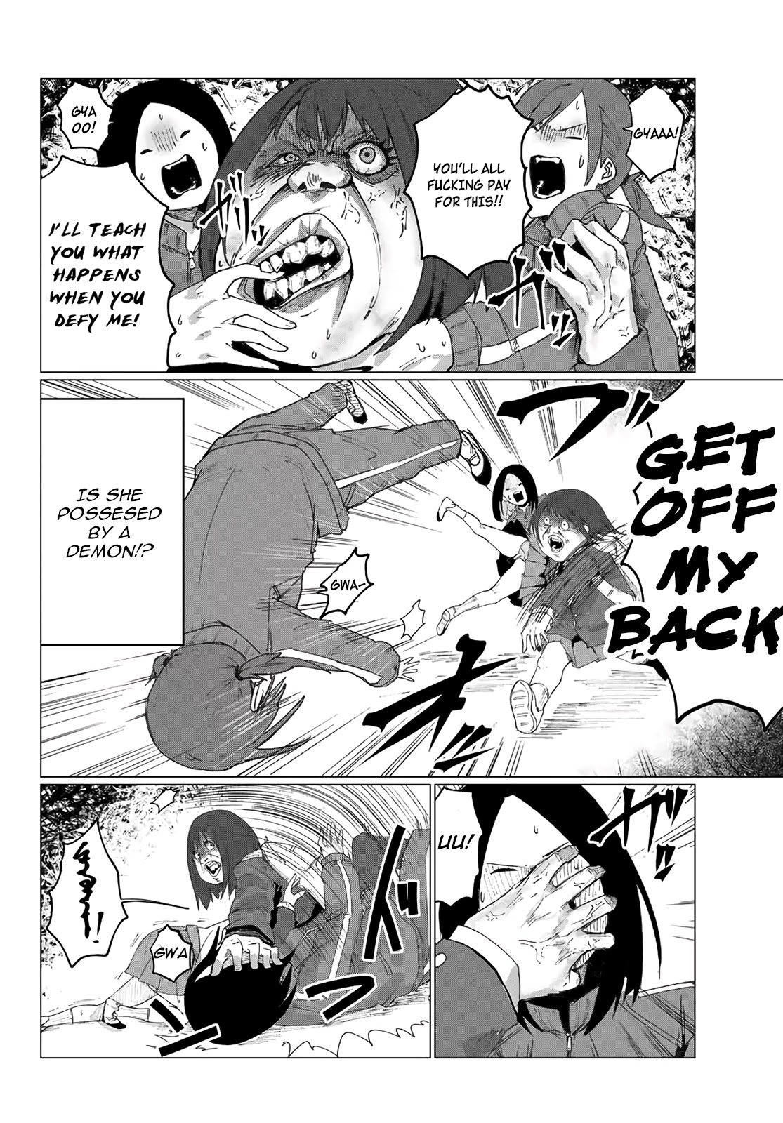 Hapiel Chapter 5 page 11 - Chapter 5: I'm Going to Beat That Crazy Bitch to Death