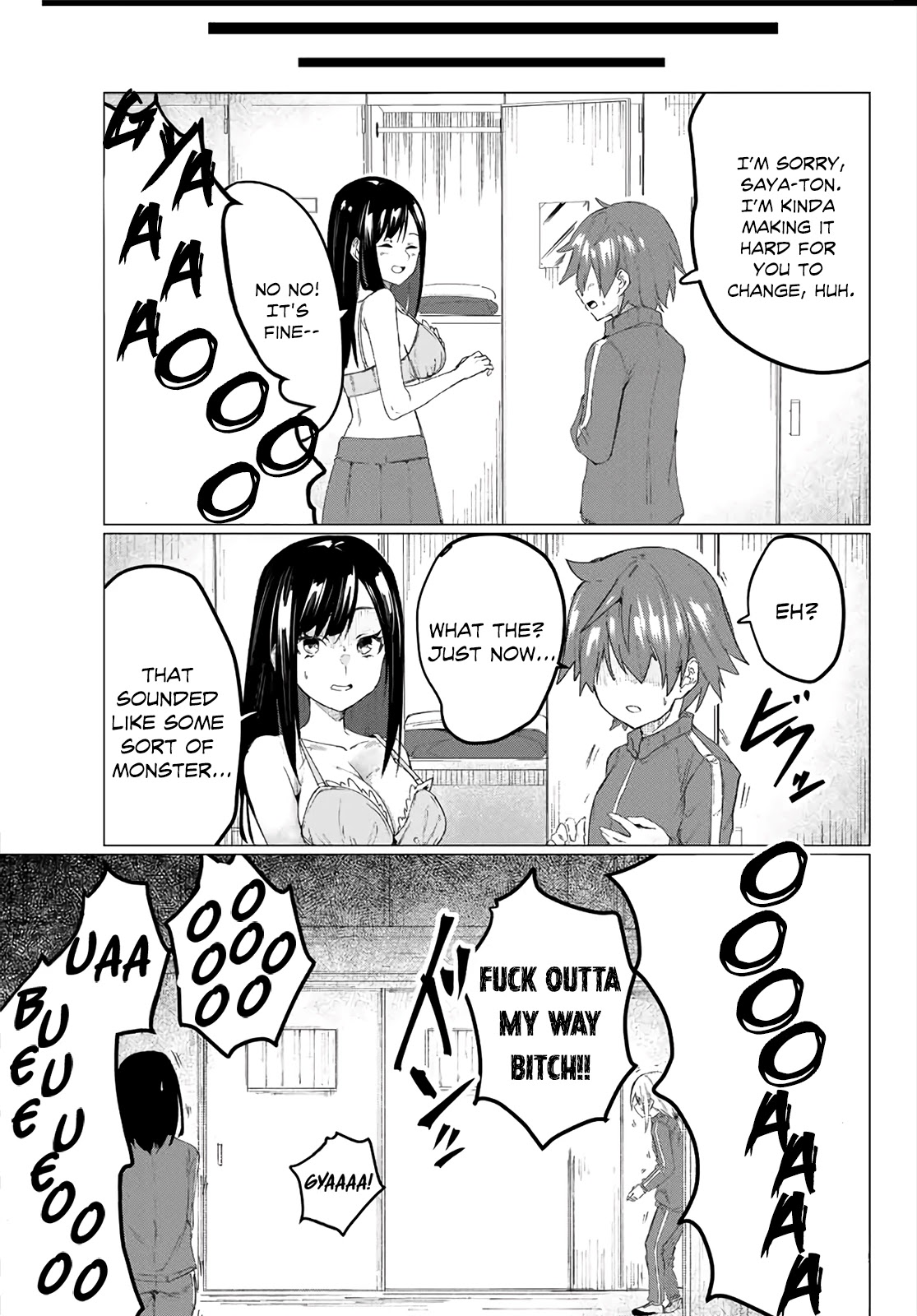Hapiel Chapter 5 page 4 - Chapter 5: I'm Going to Beat That Crazy Bitch to Death