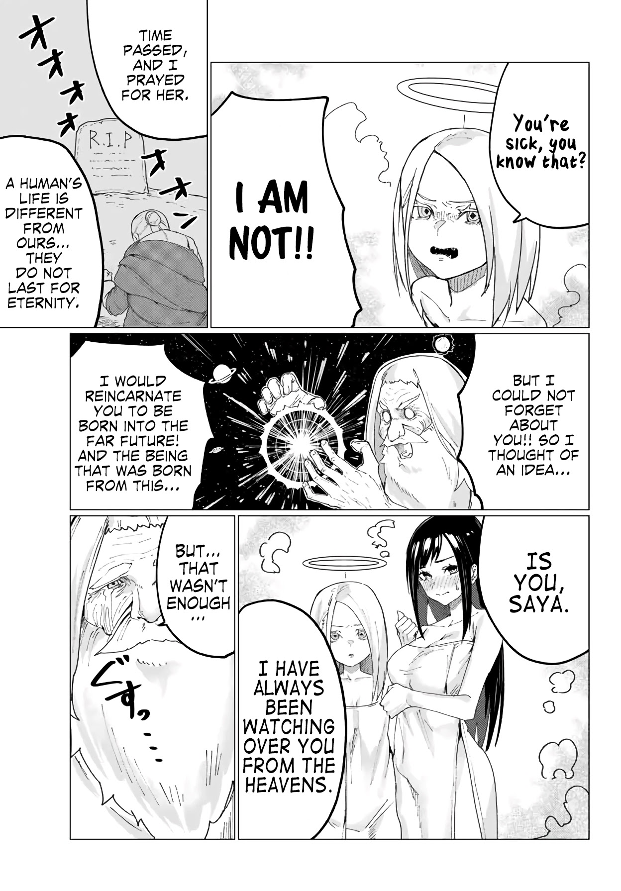Hapiel Chapter 7 page 6 - Chapter 7: You Might be God But... I'll Beat You to Death!