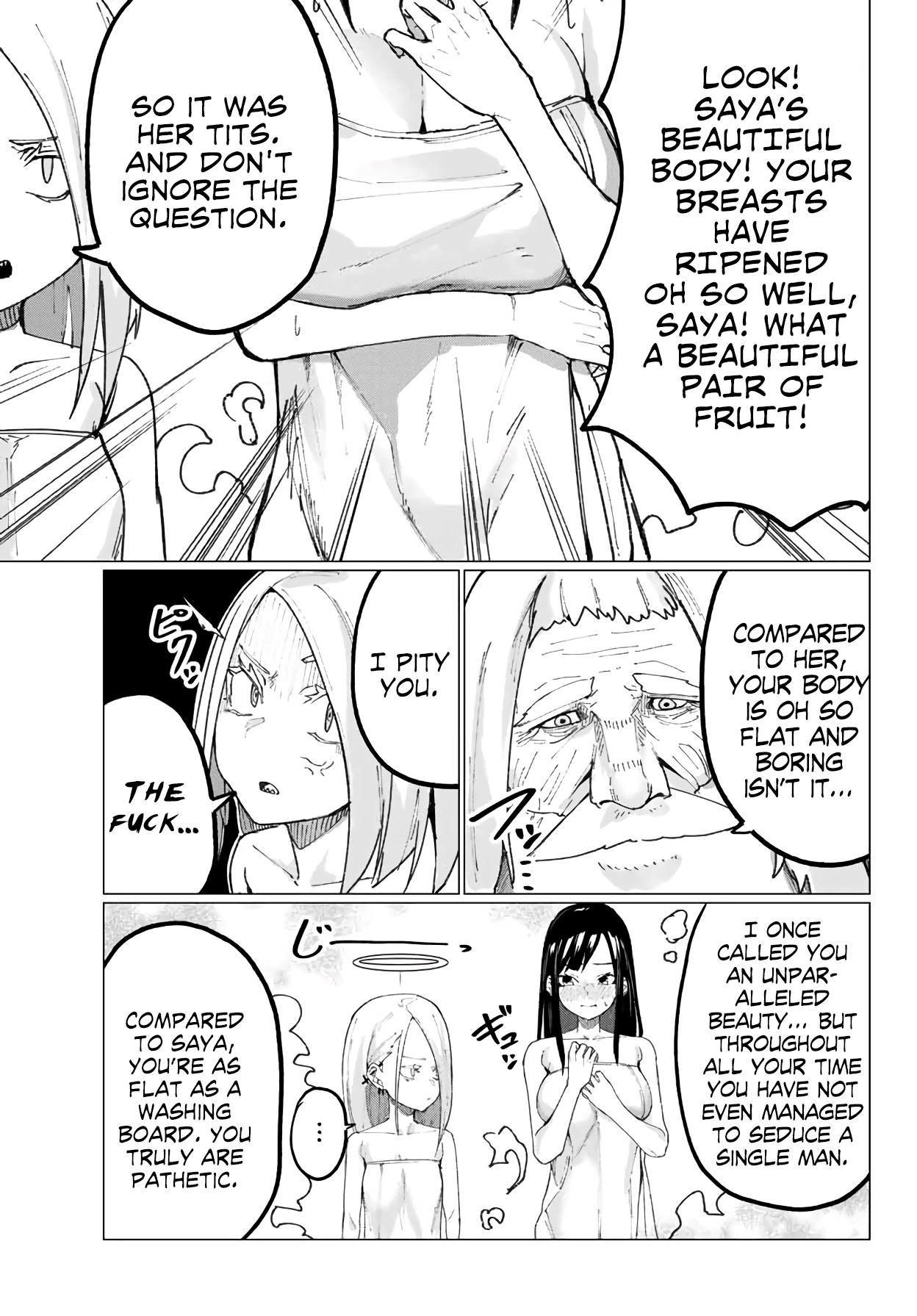 Hapiel Chapter 7 page 8 - Chapter 7: You Might be God But... I'll Beat You to Death!