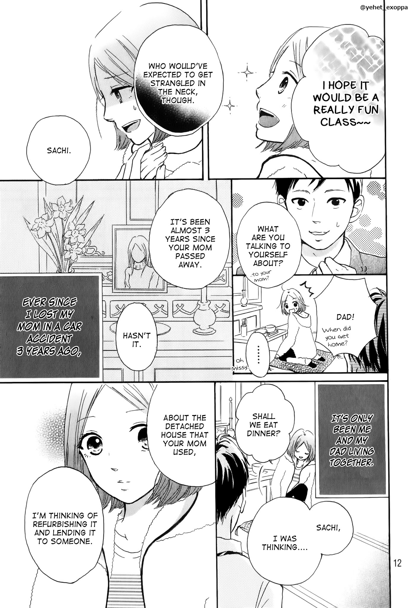 Hapira Hajimaru Chapter 1.2 page 12 - Chapter 1 v2 : A Treasured Classmate