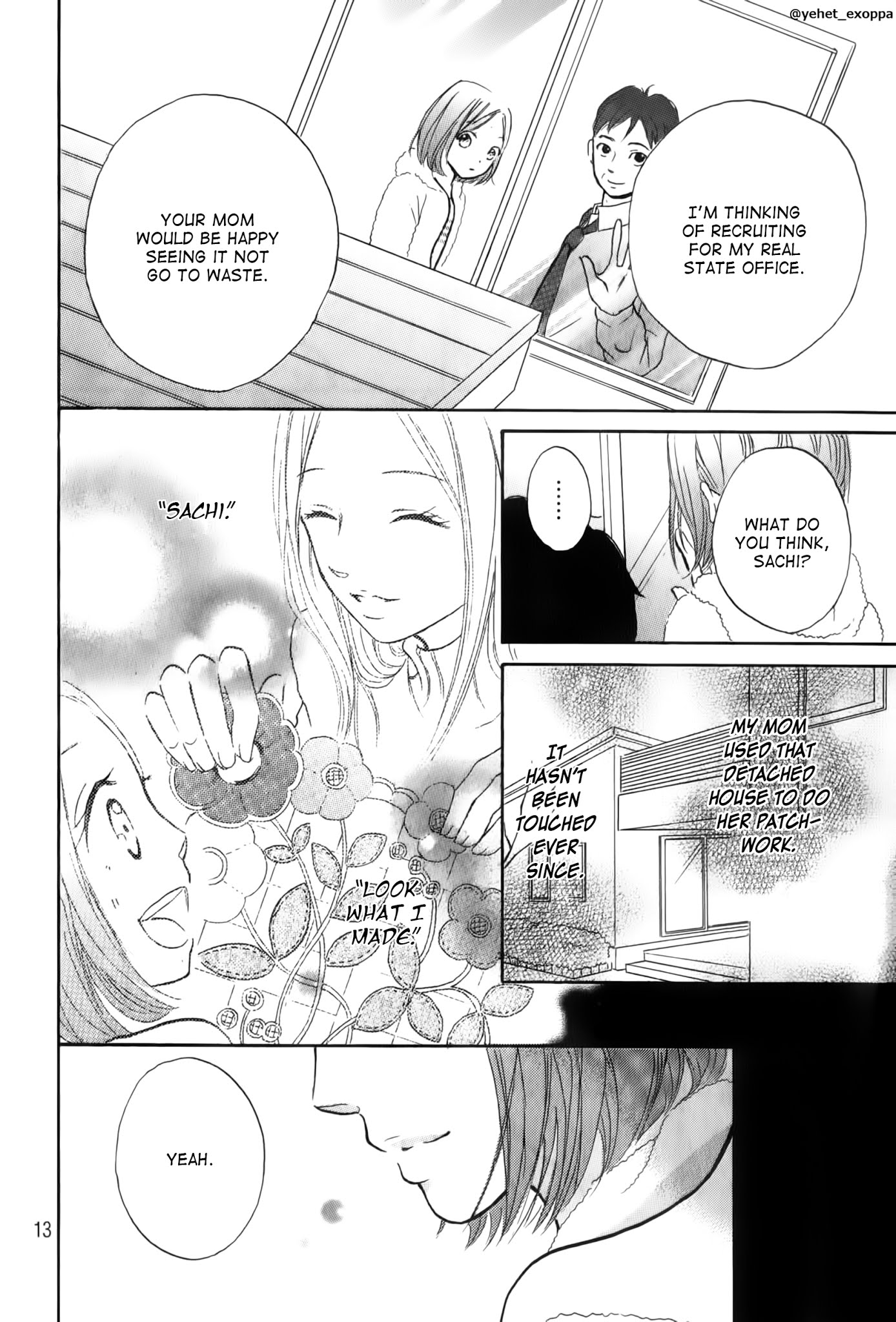 Hapira Hajimaru Chapter 1.2 page 13 - Chapter 1 v2 : A Treasured Classmate