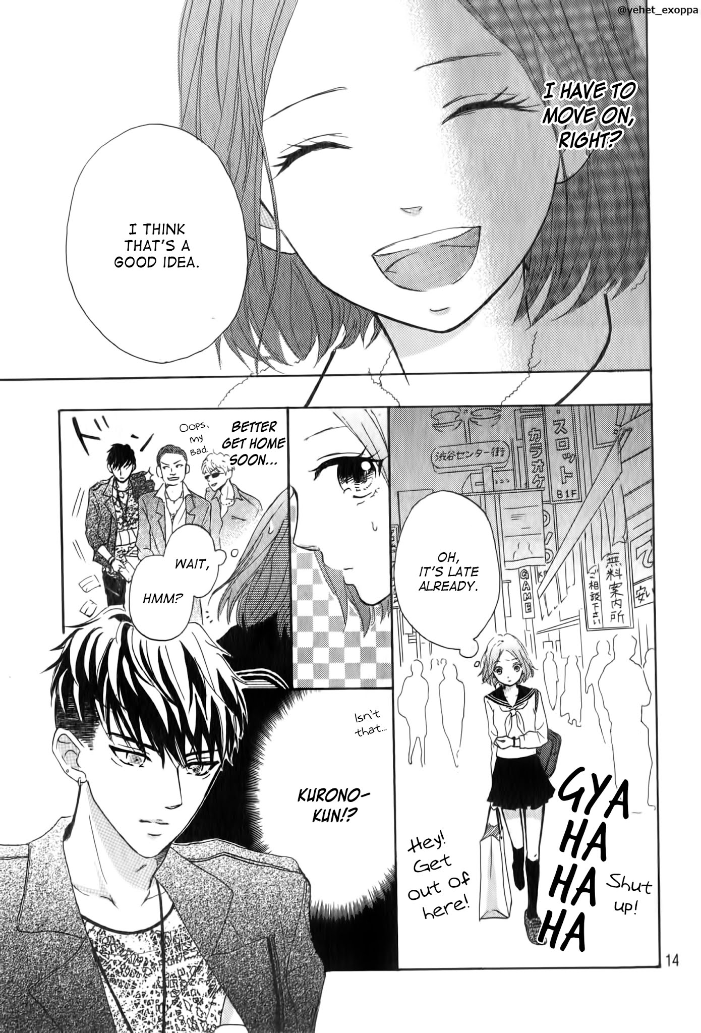 Hapira Hajimaru Chapter 1.2 page 14 - Chapter 1 v2 : A Treasured Classmate