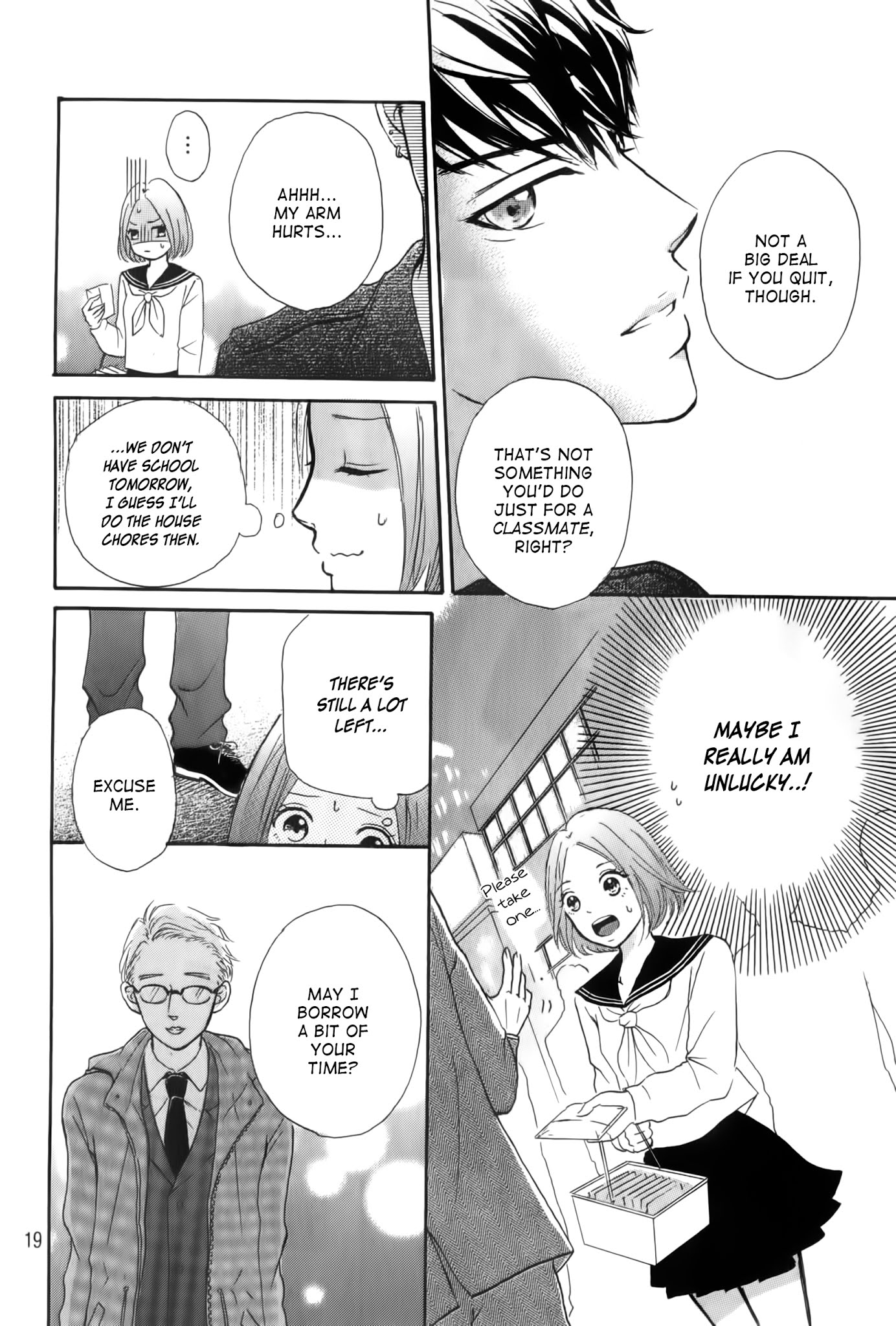 Hapira Hajimaru Chapter 1.2 page 19 - Chapter 1 v2 : A Treasured Classmate