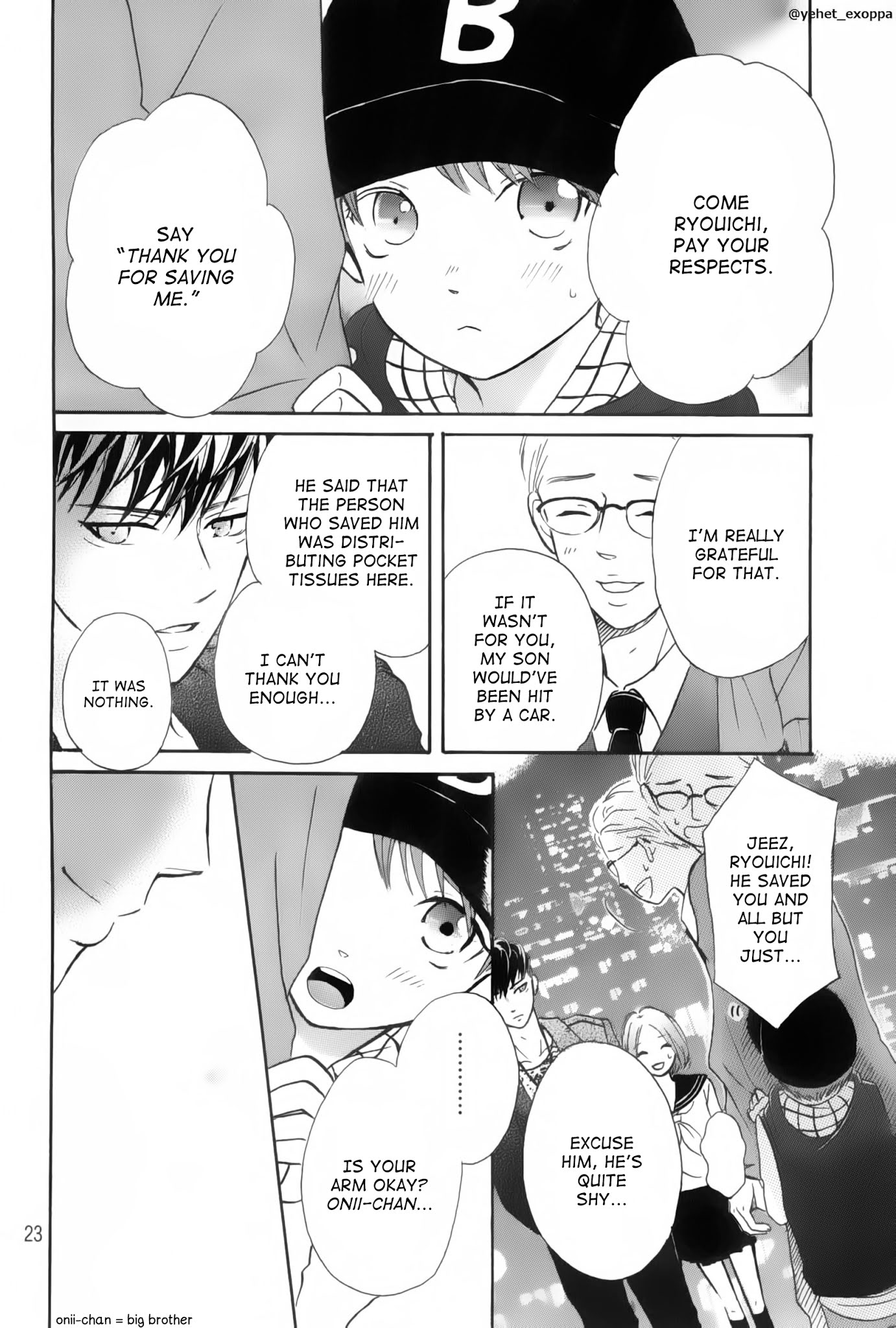 Hapira Hajimaru Chapter 1.2 page 23 - Chapter 1 v2 : A Treasured Classmate