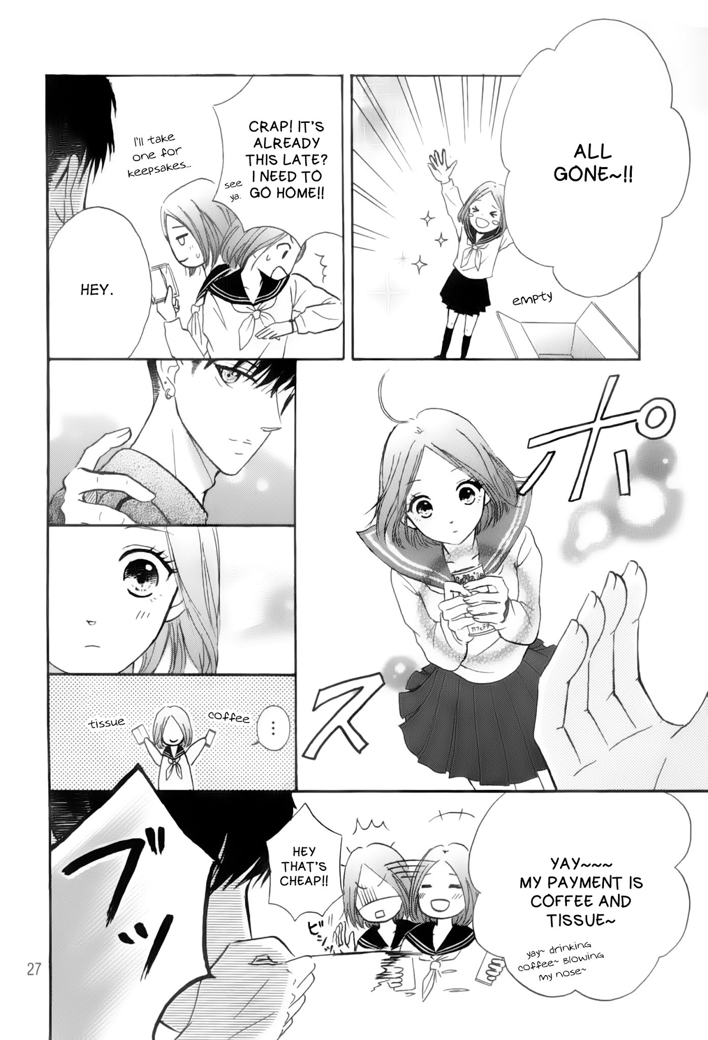 Hapira Hajimaru Chapter 1.2 page 27 - Chapter 1 v2 : A Treasured Classmate