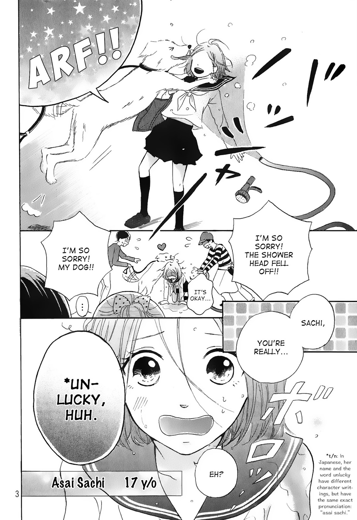 Hapira Hajimaru Chapter 1.2 page 3 - Chapter 1 v2 : A Treasured Classmate