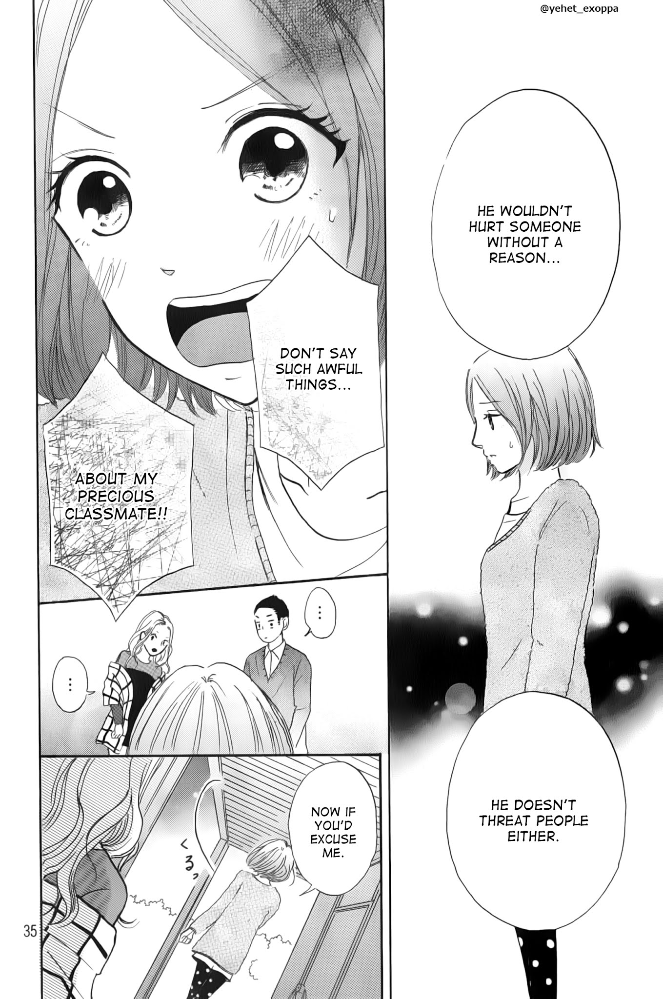 Hapira Hajimaru Chapter 1.2 page 35 - Chapter 1 v2 : A Treasured Classmate