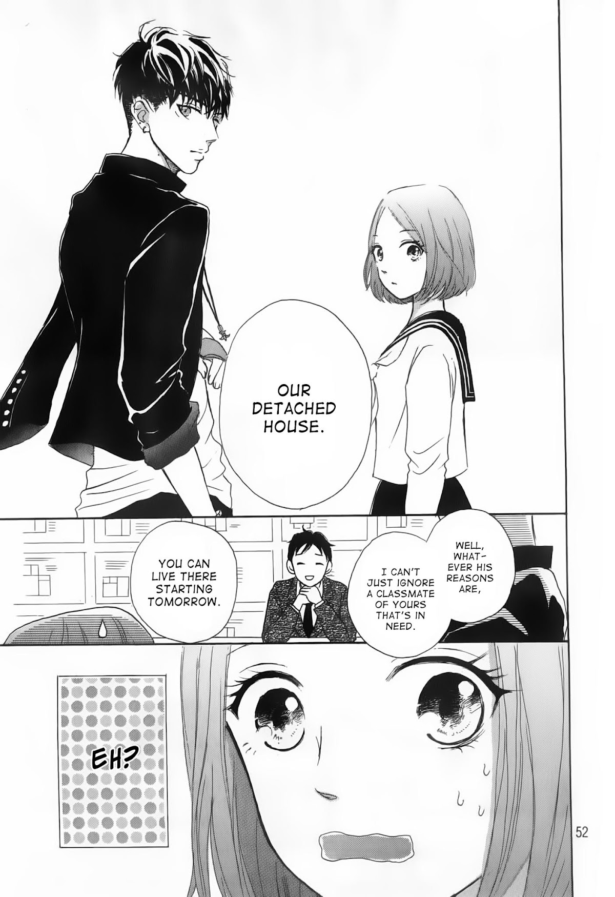 Hapira Hajimaru Chapter 1.2 page 52 - Chapter 1 v2 : A Treasured Classmate