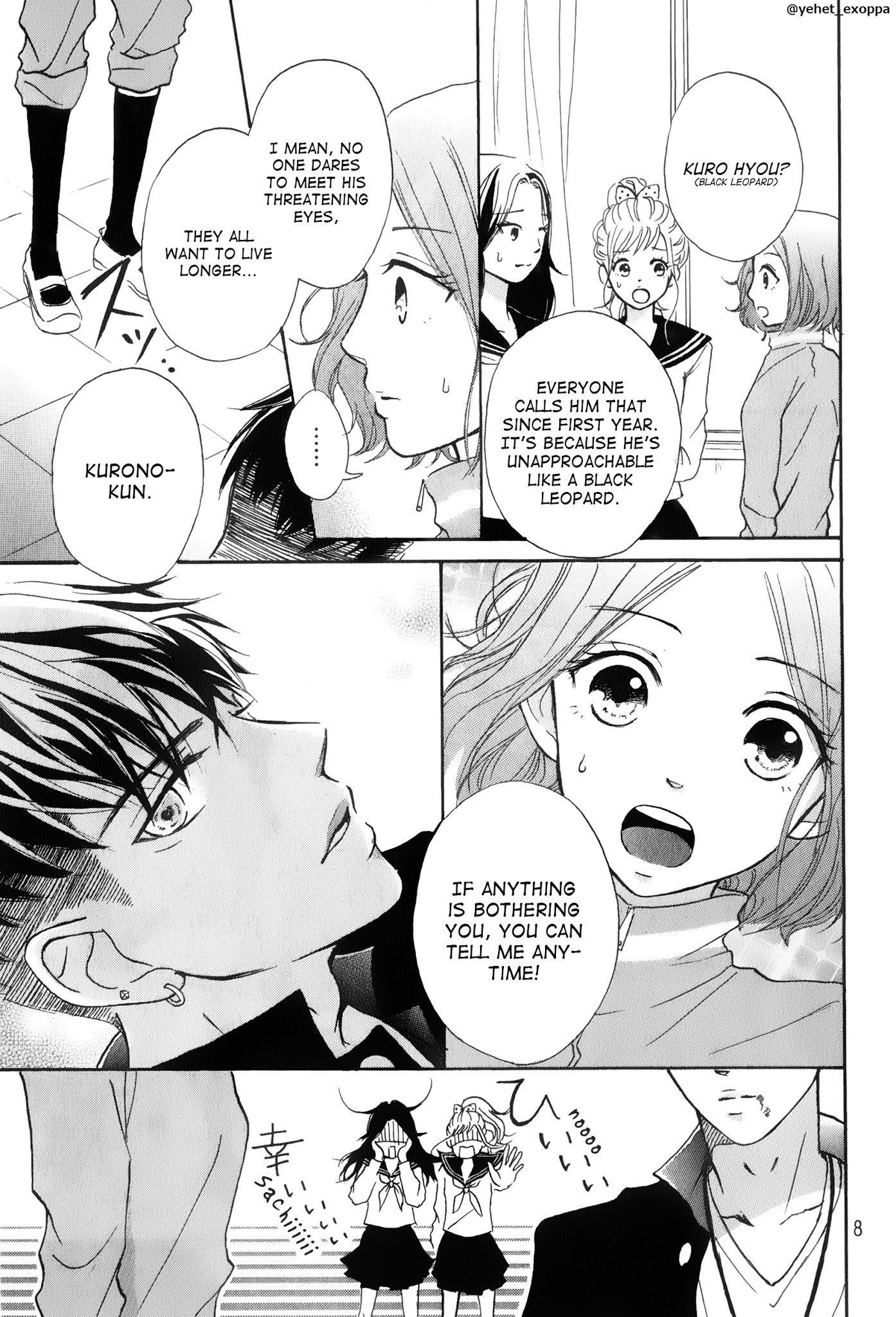 Hapira Hajimaru Chapter 1.2 page 8 - Chapter 1 v2 : A Treasured Classmate