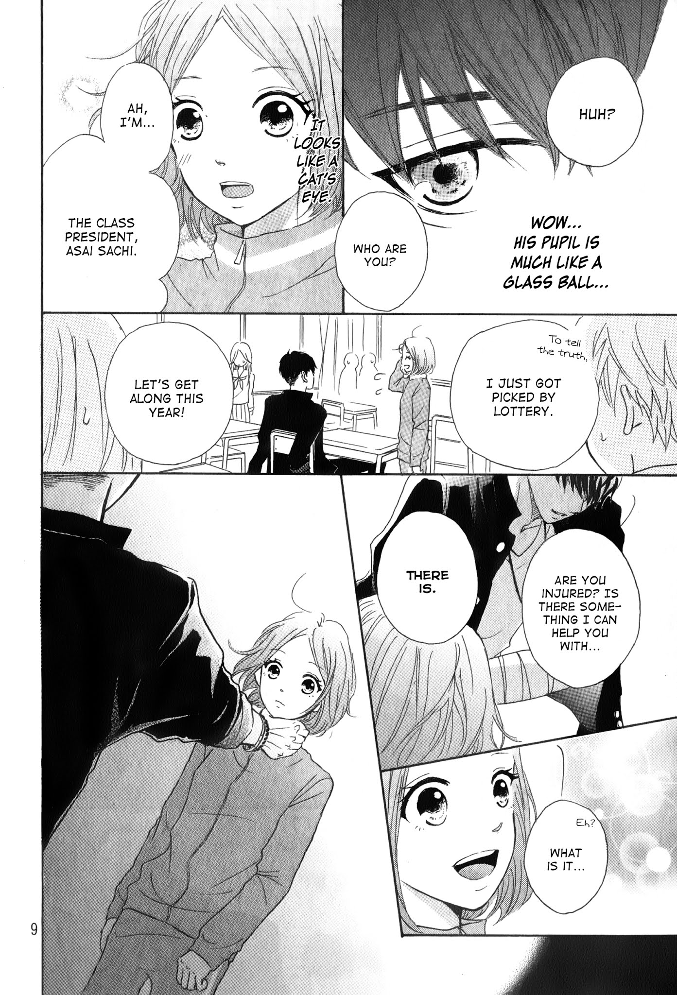 Hapira Hajimaru Chapter 1.2 page 9 - Chapter 1 v2 : A Treasured Classmate