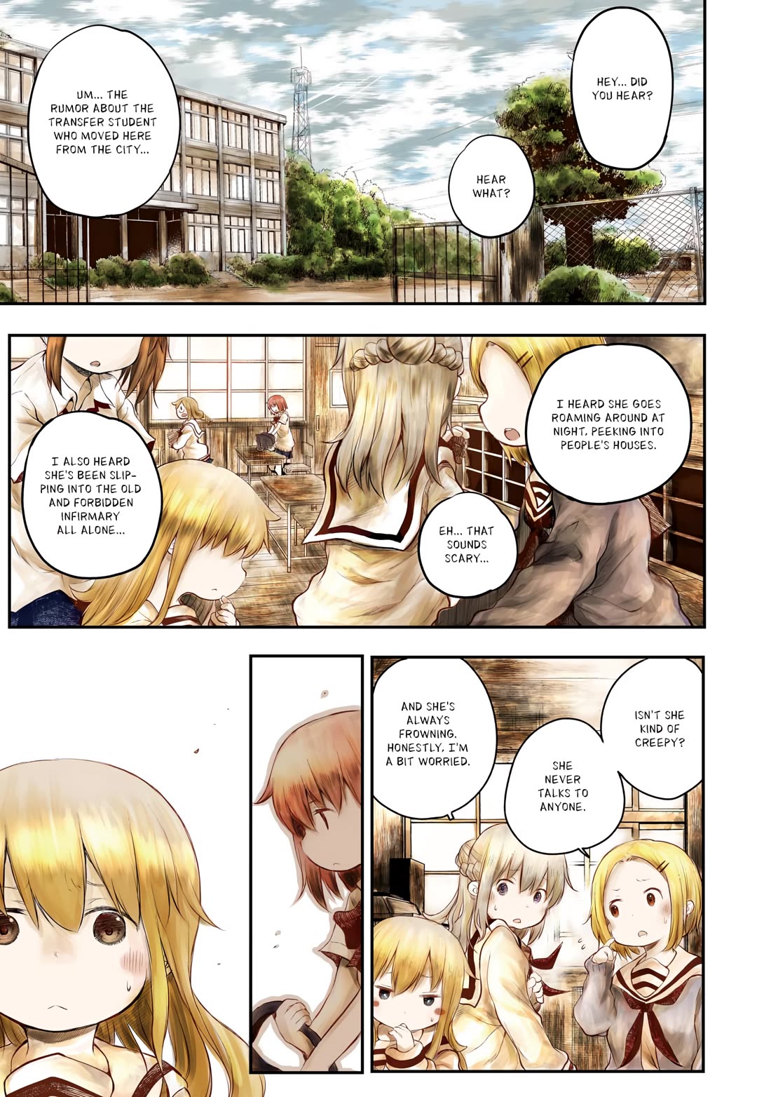 Happy End. Chapter 13 page 1 - Chapter 13: The Fading Room