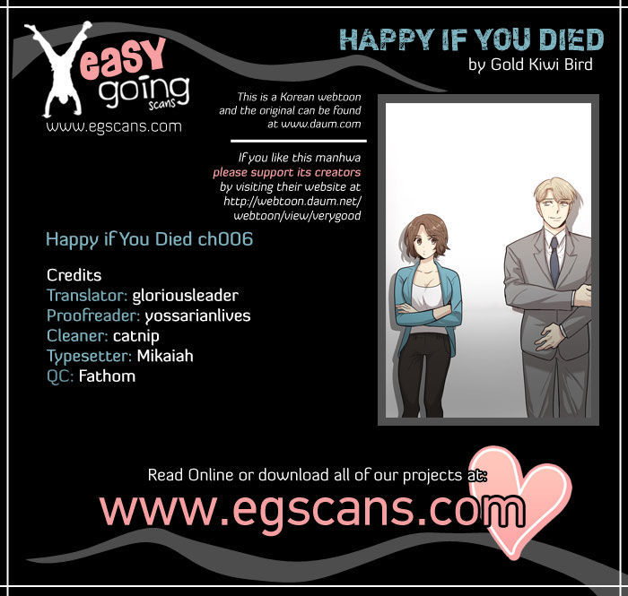 Happy if You Died Chapter 6 page 1 - Chapter 6