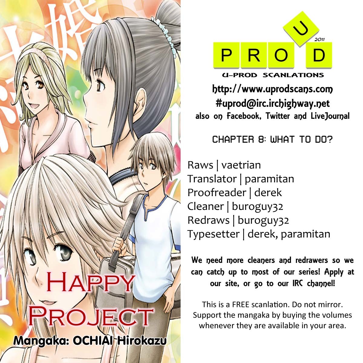 Happy Project Chapter 8 page 1 - Chapter 8: What To Do?