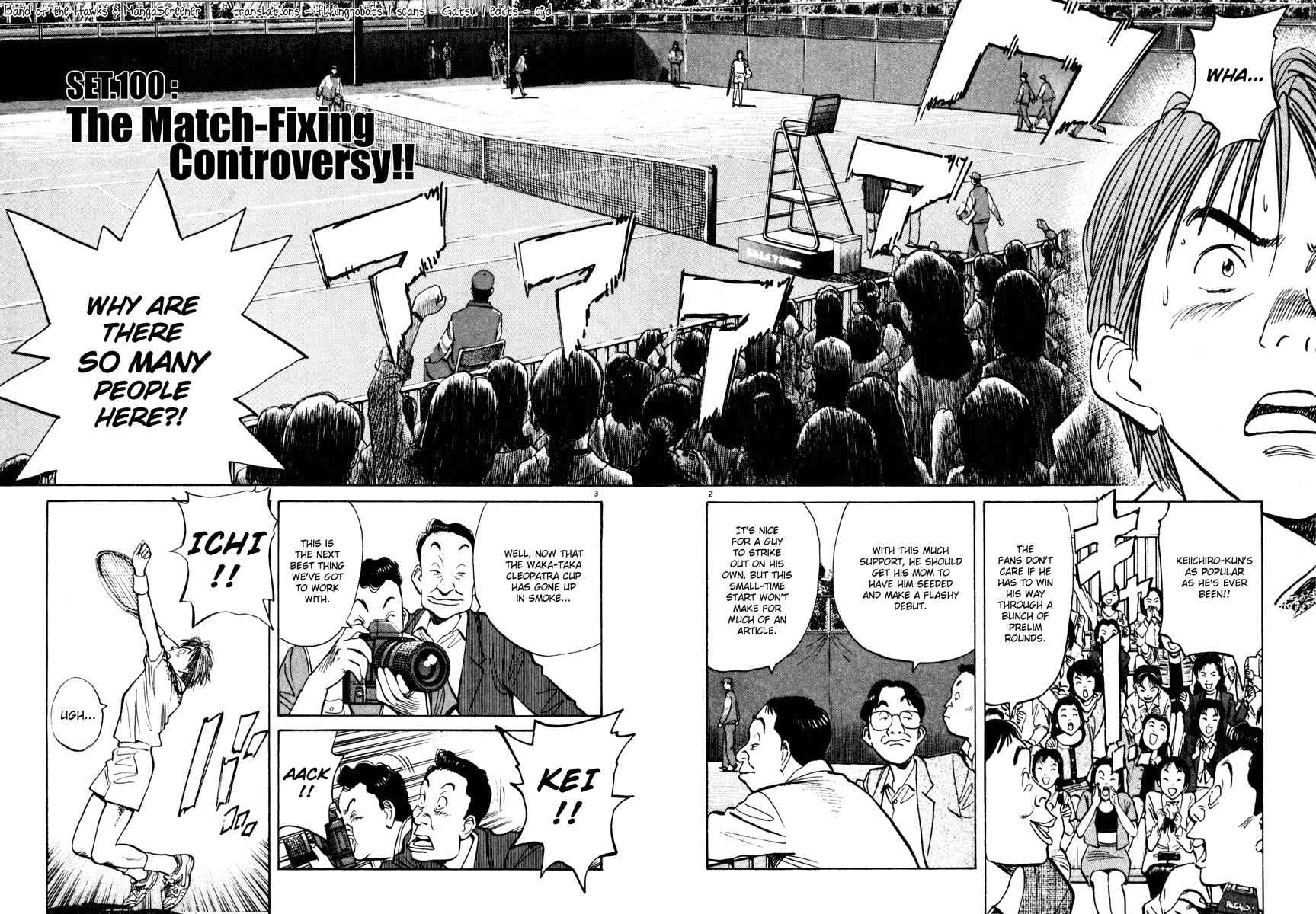 Happy! Chapter 100 page 2 - Chapter 100: The Match-Fixing Controversy!!