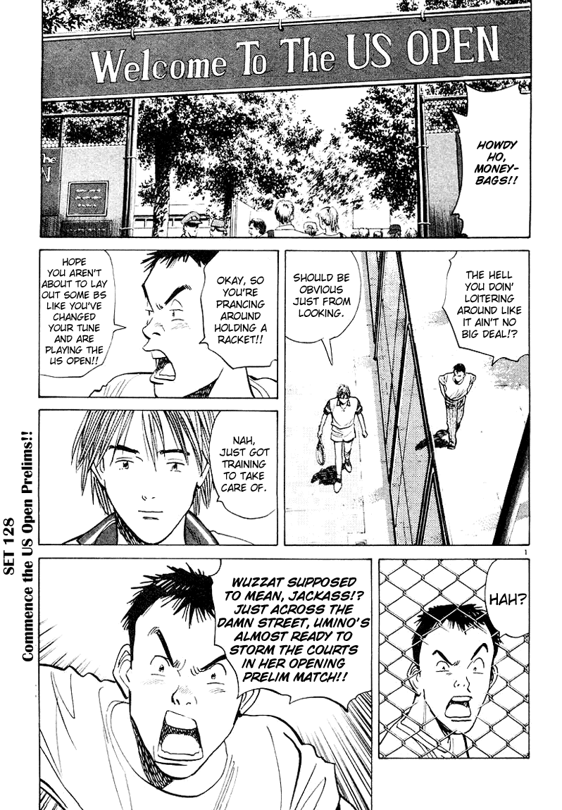 Happy! Chapter 128 page 1 - Chapter 128: Commence The US Open Prelims!!