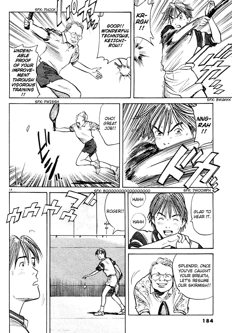 Happy! Chapter 128 page 14 - Chapter 128: Commence The US Open Prelims!!