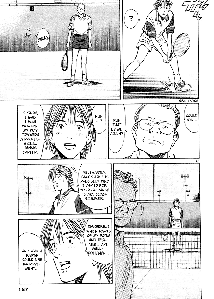 Happy! Chapter 128 page 17 - Chapter 128: Commence The US Open Prelims!!