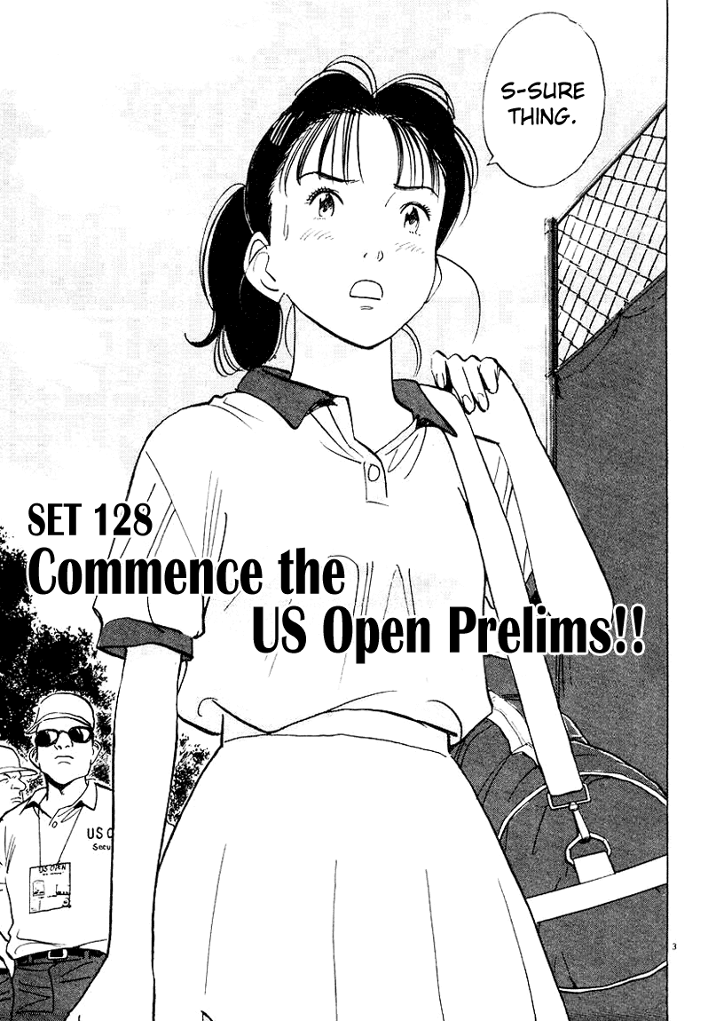 Happy! Chapter 128 page 3 - Chapter 128: Commence The US Open Prelims!!