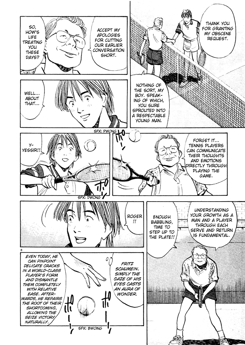 Happy! Chapter 128 page 8 - Chapter 128: Commence The US Open Prelims!!