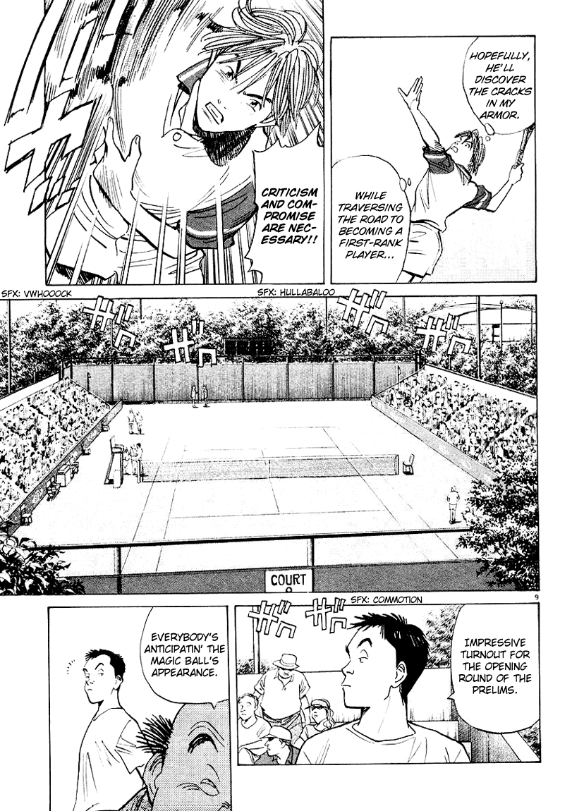 Happy! Chapter 128 page 9 - Chapter 128: Commence The US Open Prelims!!