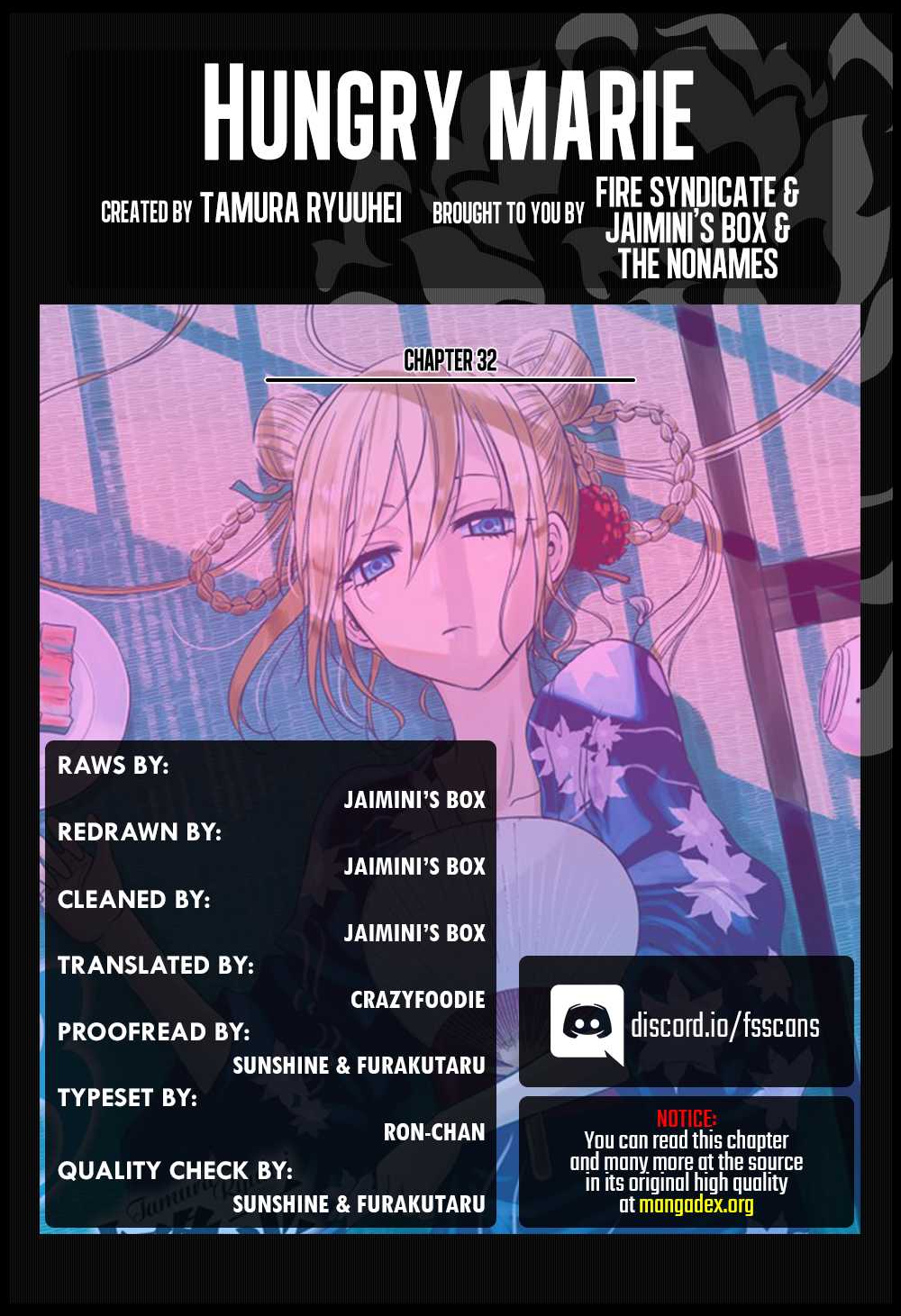 Harapeko no Marie Chapter 32 page 1 - Chapter 32: Looking forward to the return of Marie [END]