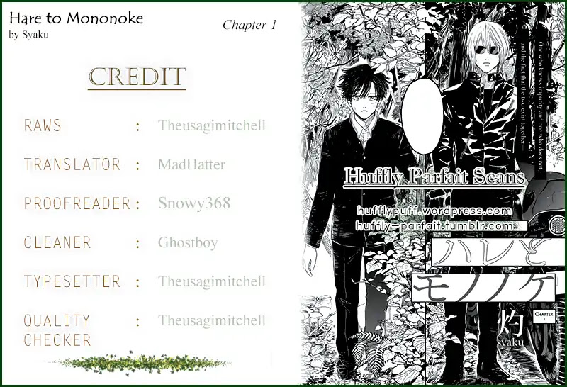 Hare to Mononoke Chapter 1 page 1 - Chapter 1