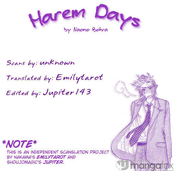 Harem Days Chapter 1 page 1 - Chapter 1 : [Includes chapters 1 & 2] Harem Days