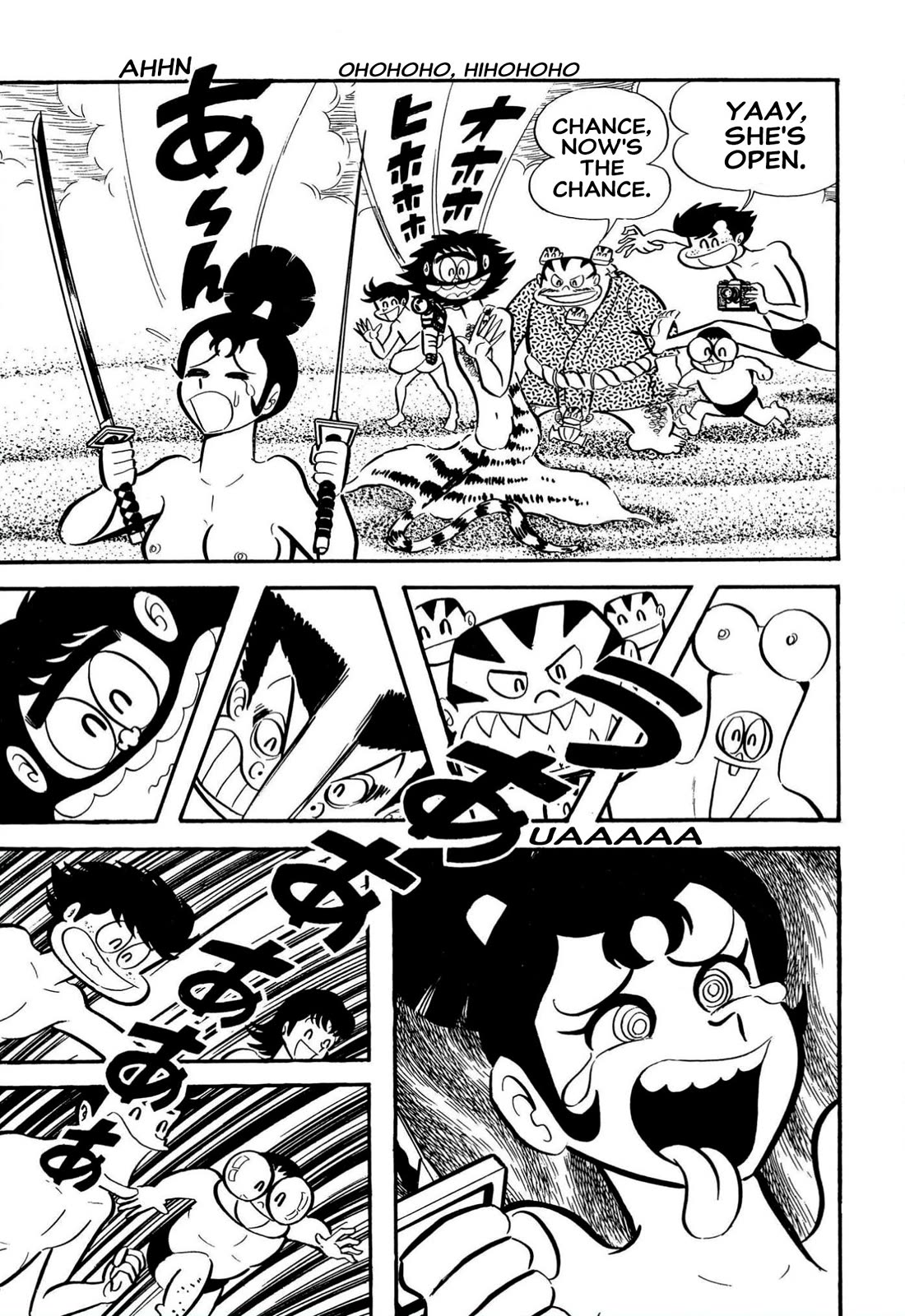 Harenchi Gakuen Chapter 63 page 28 - Chapter 63: Duel at Ganryu Island