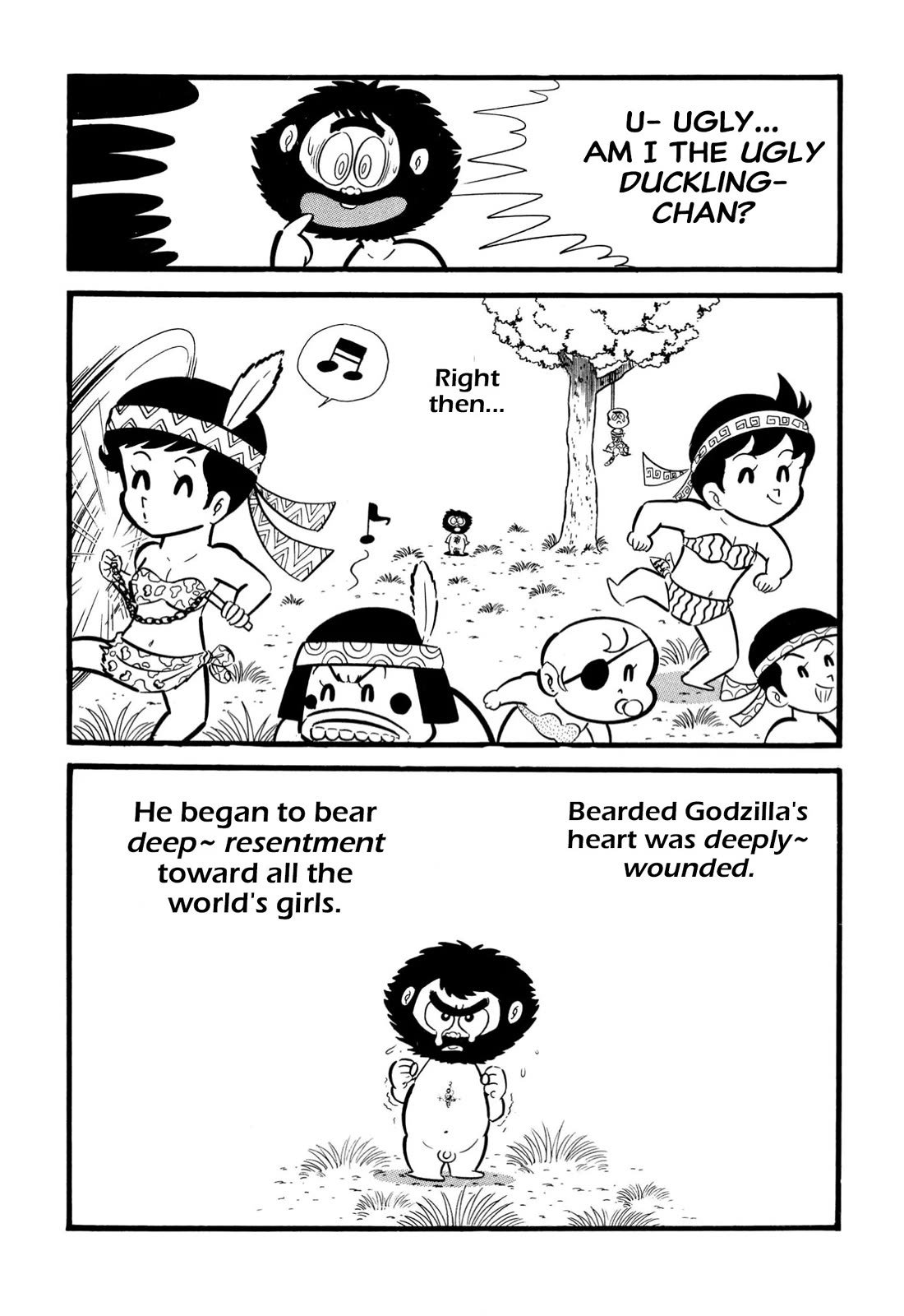 Harenchi Gakuen Chapter 64 page 34 - Chapter 64: Legend of Bearded Godzilla