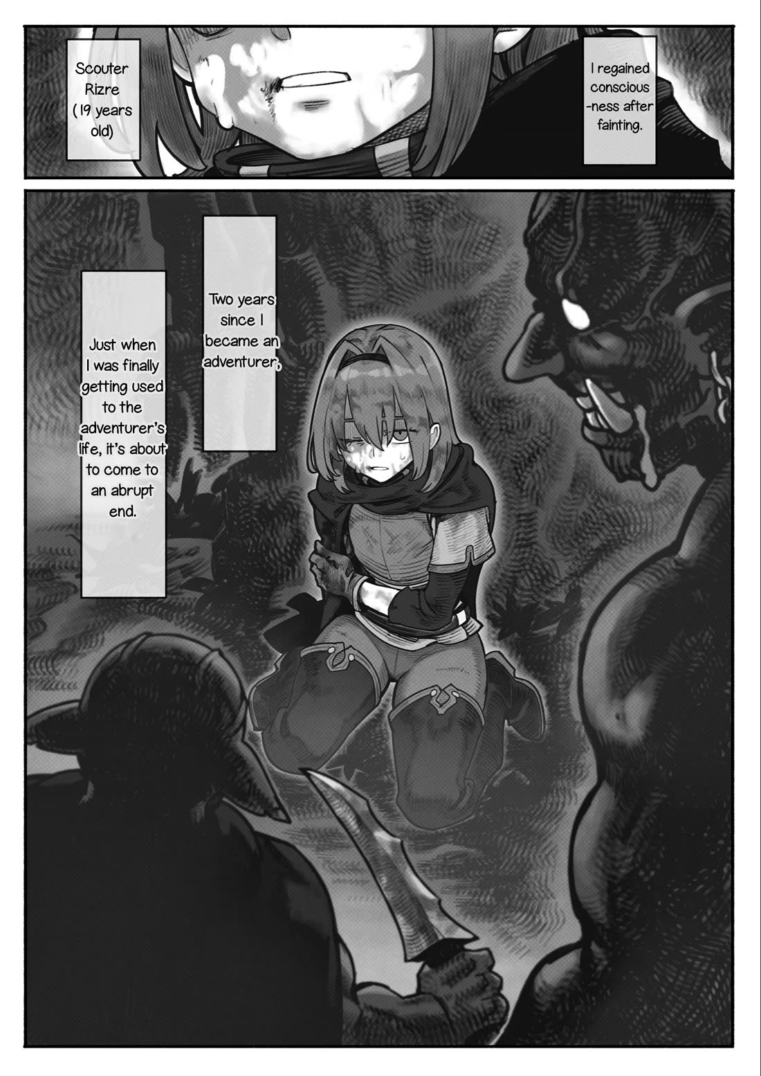 Harten Chapter 4 page 1 - Chapter 4: The tragedy of the adventurer Rizre