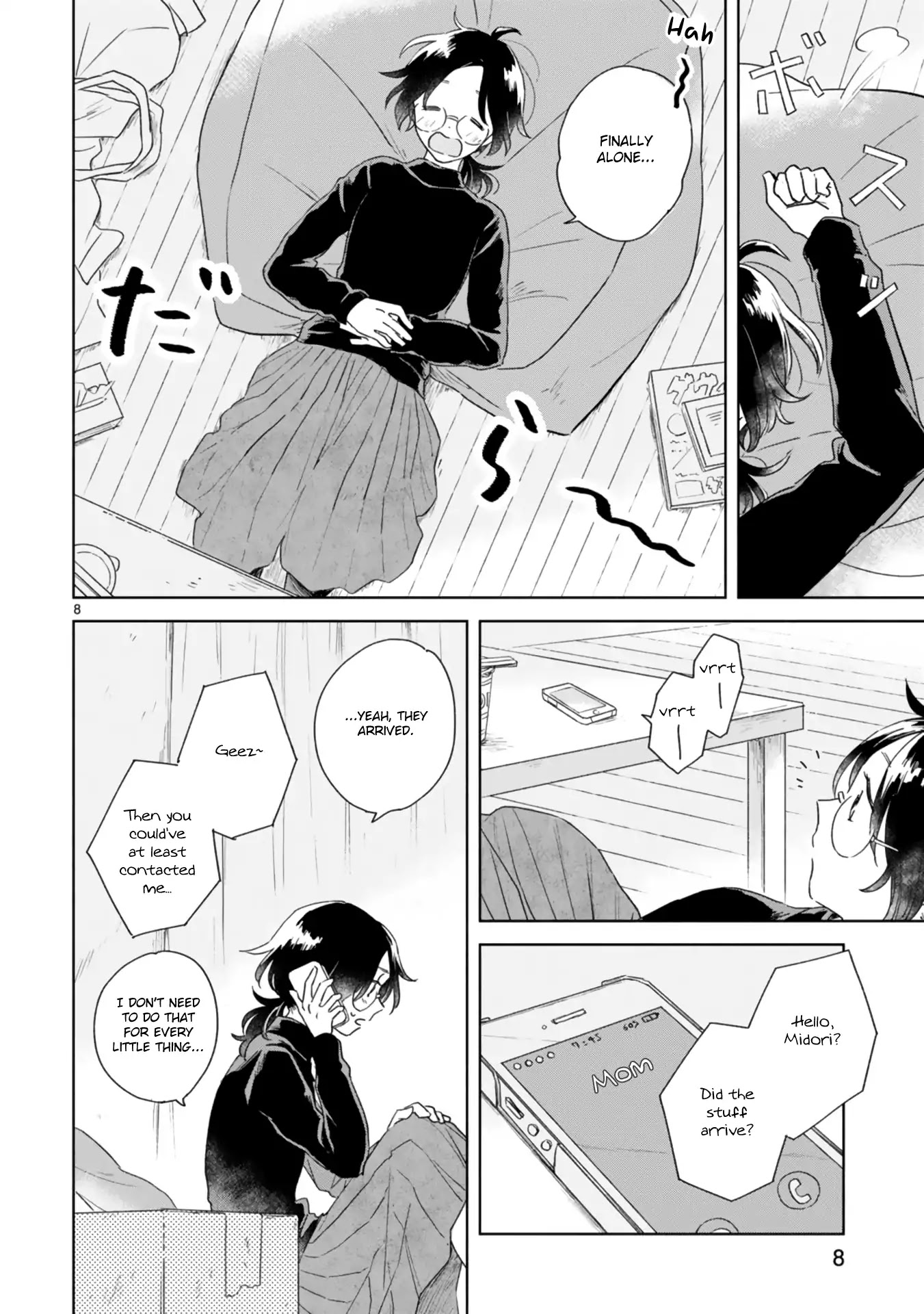 Haru and Midori Chapter 1 page 8 - Chapter 1