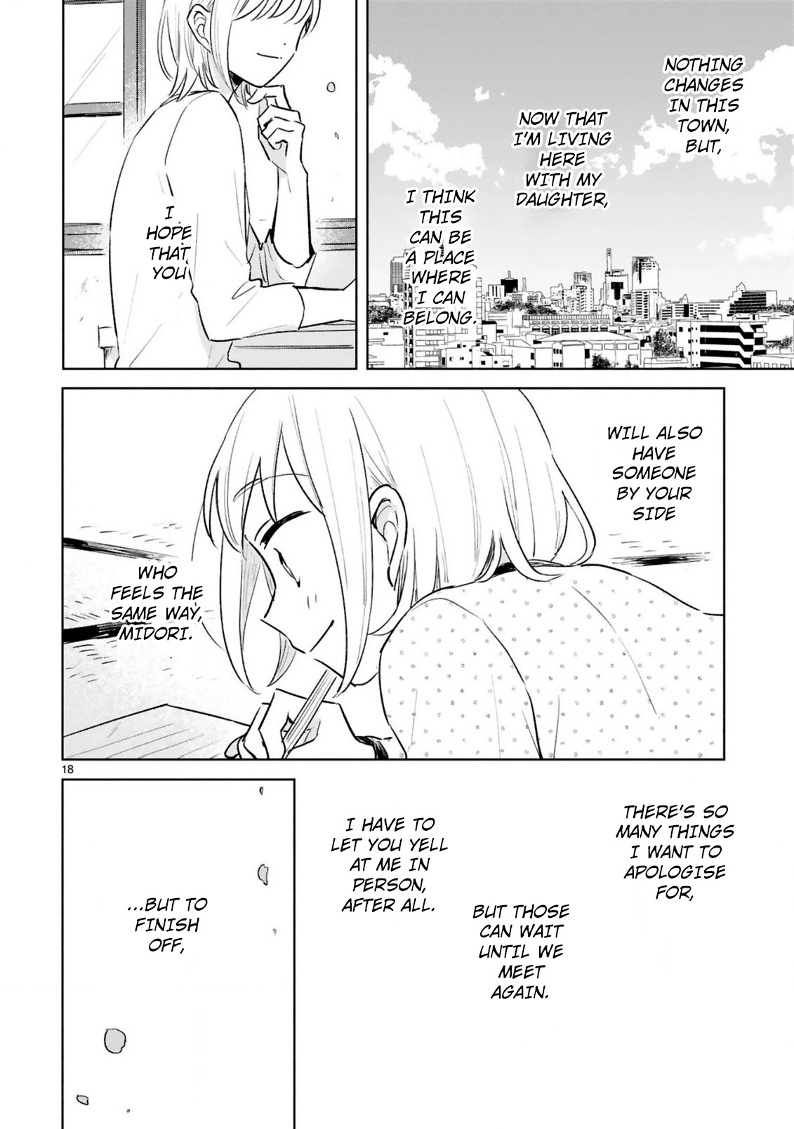Haru and Midori Chapter 15 page 18 - Chapter 15 [END]