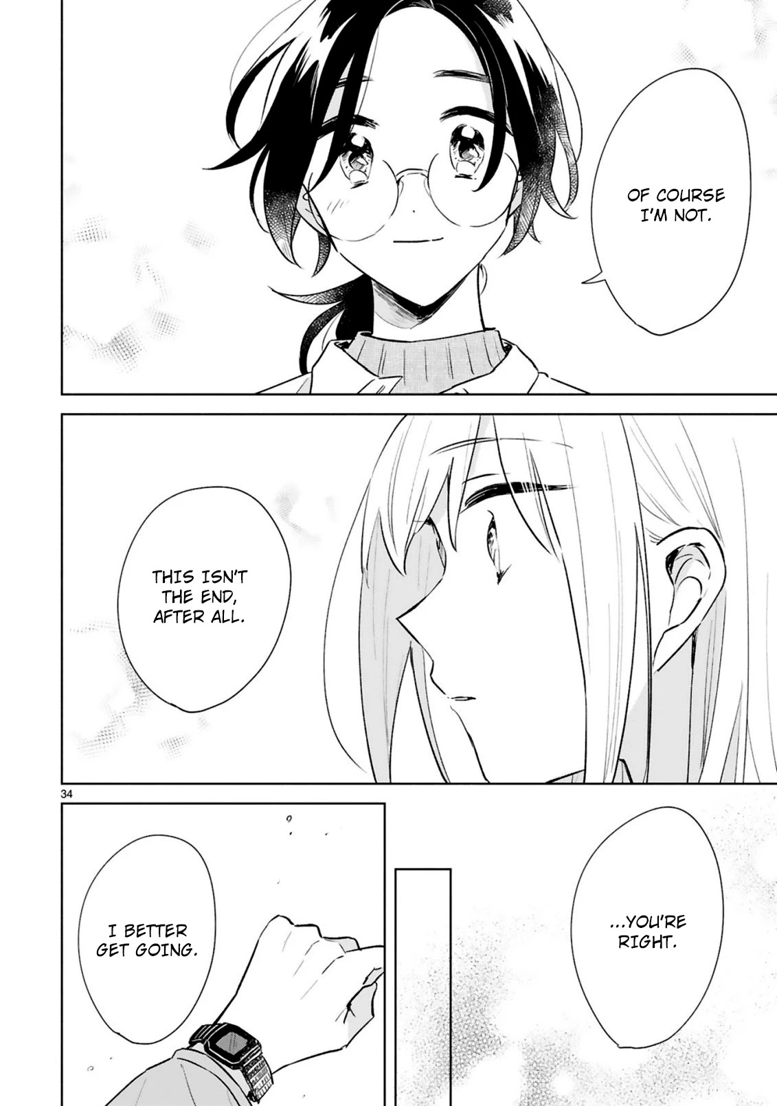 Haru and Midori Chapter 15 page 34 - Chapter 15 [END]