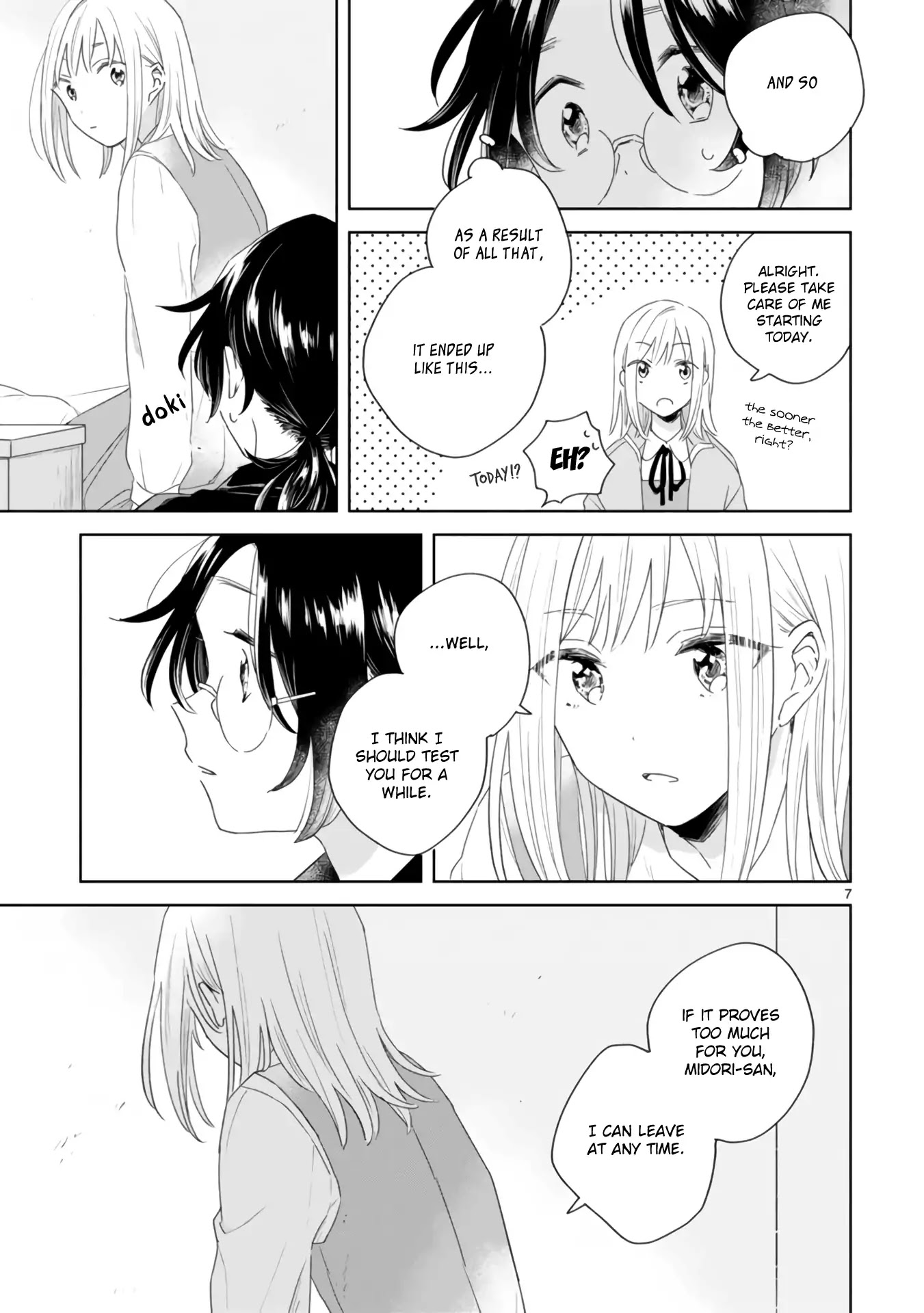 Haru and Midori Chapter 2 page 7 - Chapter 2