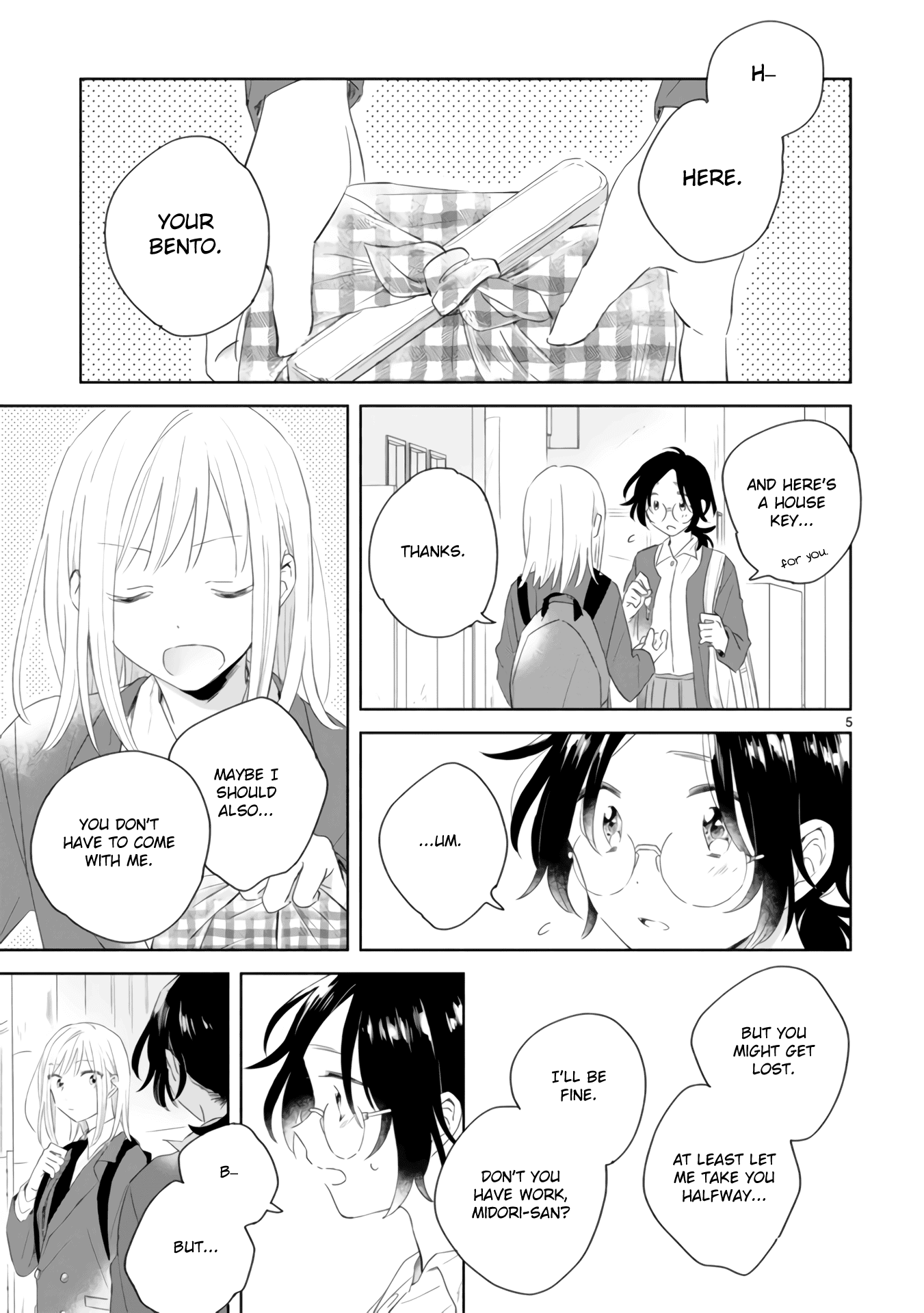 Haru and Midori Chapter 3 page 5 - Chapter 3