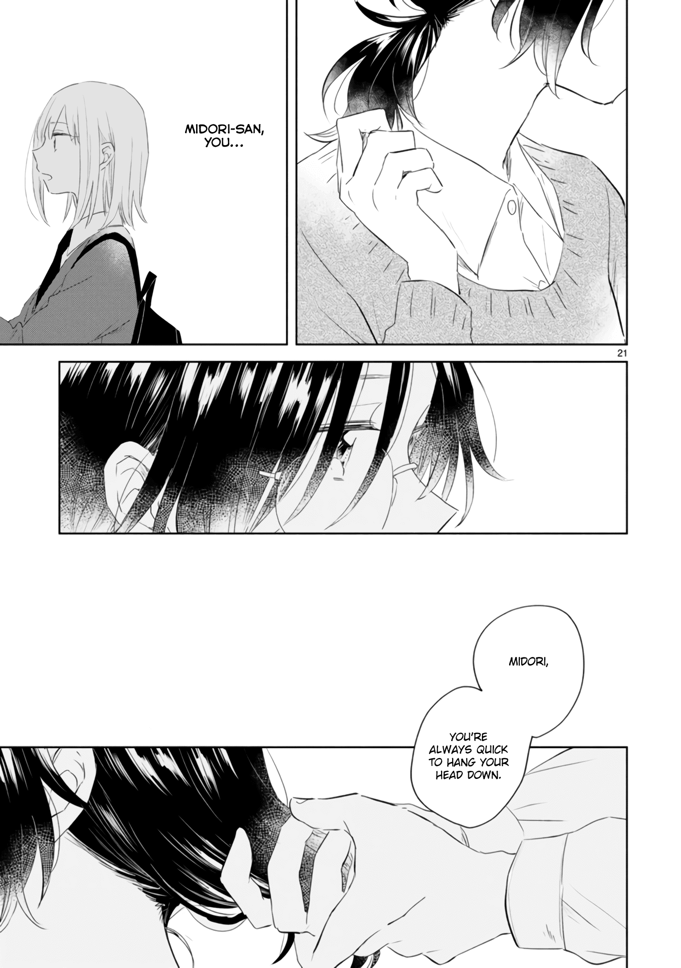 Haru and Midori Chapter 4 page 21 - Chapter 4
